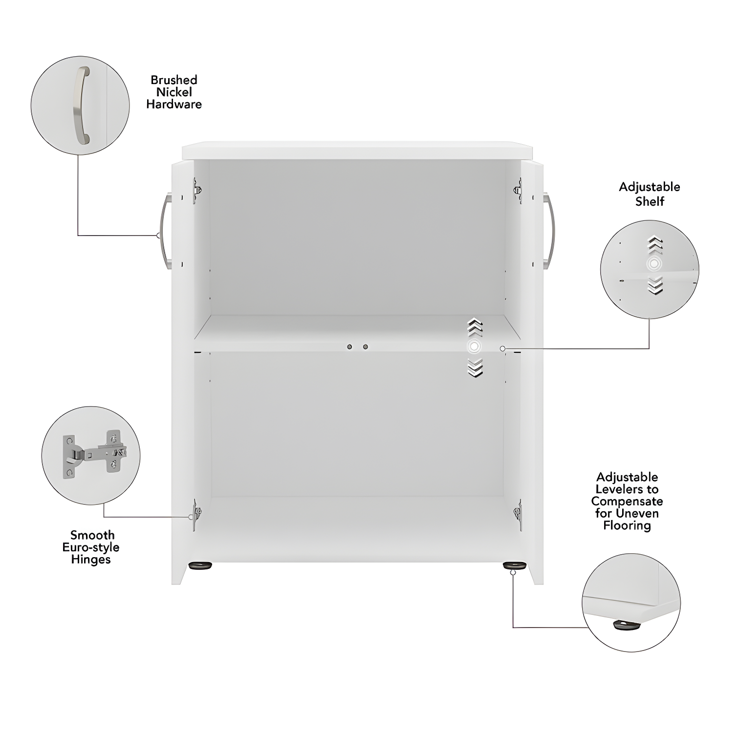 Universal Storage 2 - Shelf Storage Cabinet
