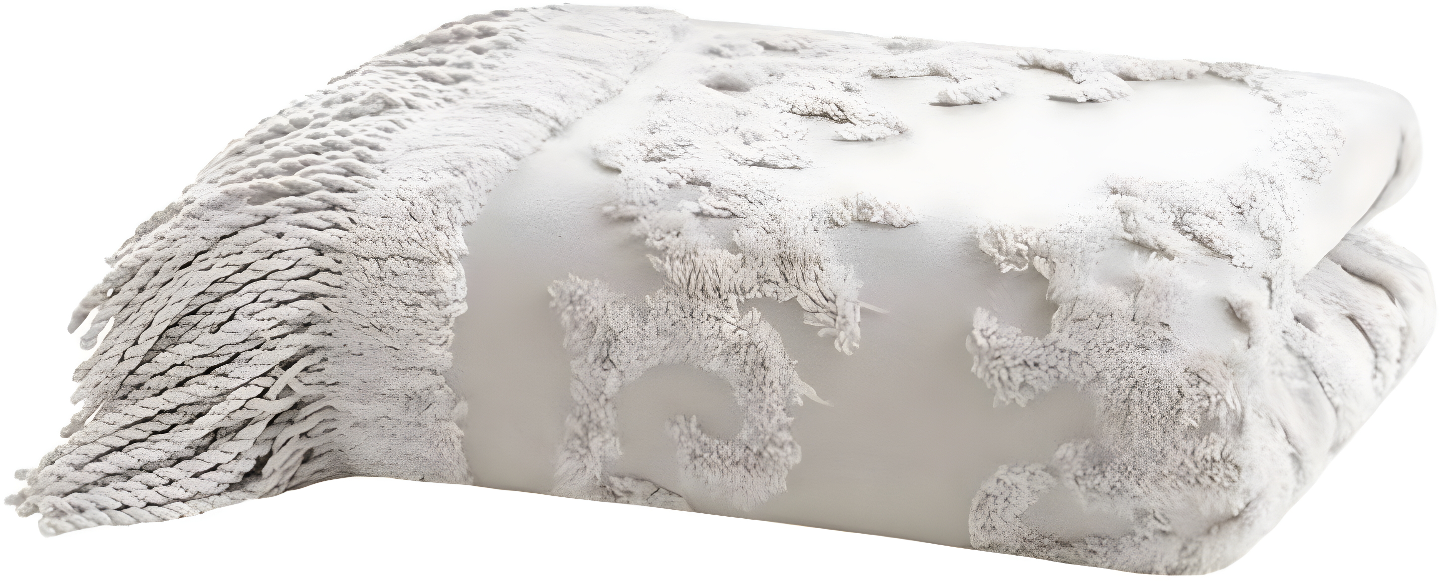 Madison Park Chloe 100% Cotton Tufted Chenille Lightweight Throw With Fringe Tassel