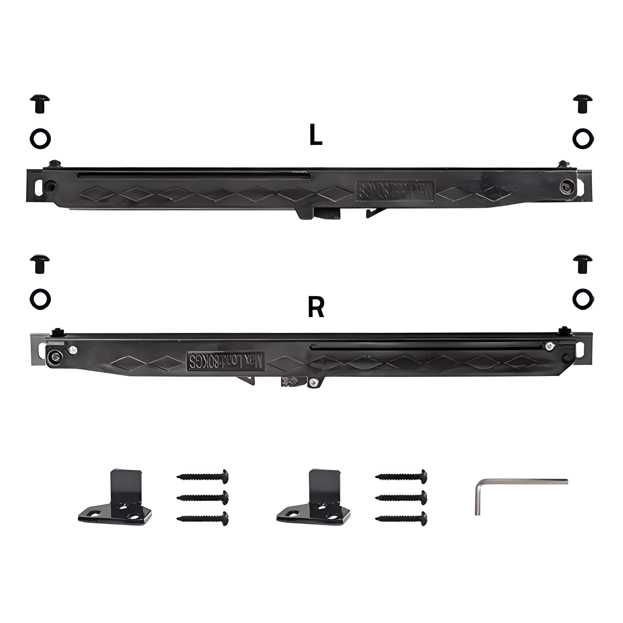 Soft Close Standard Single Barn Door Hardware Kit