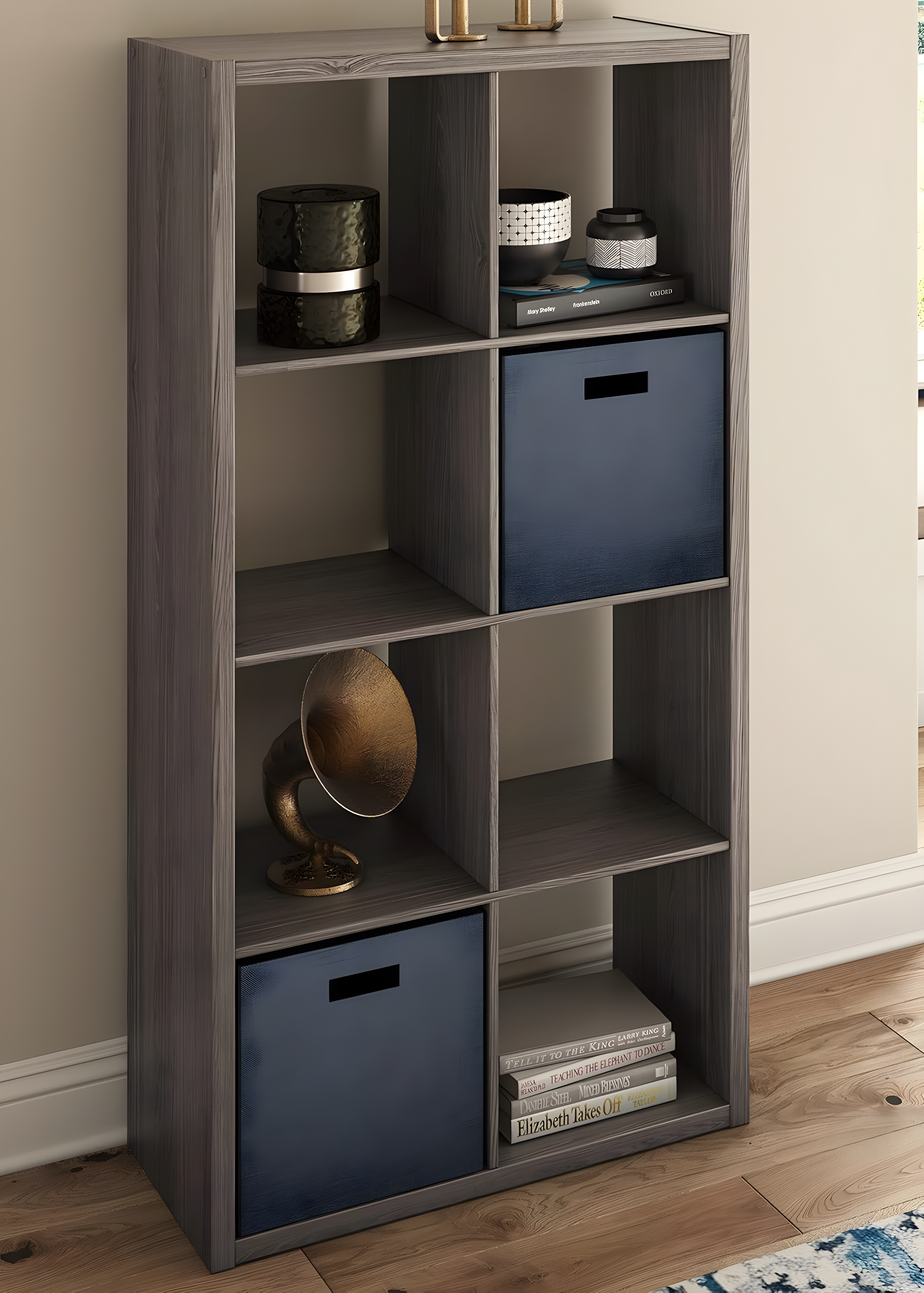 29.87'' H x 57.95'' W Cube Bookcase
