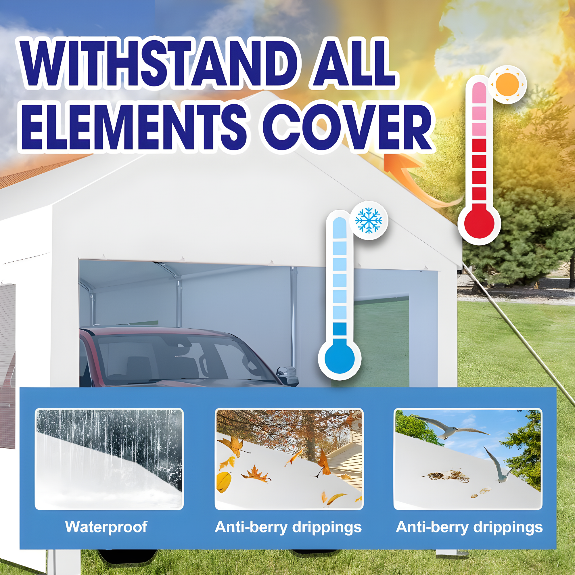 VEVOR Steel Carport