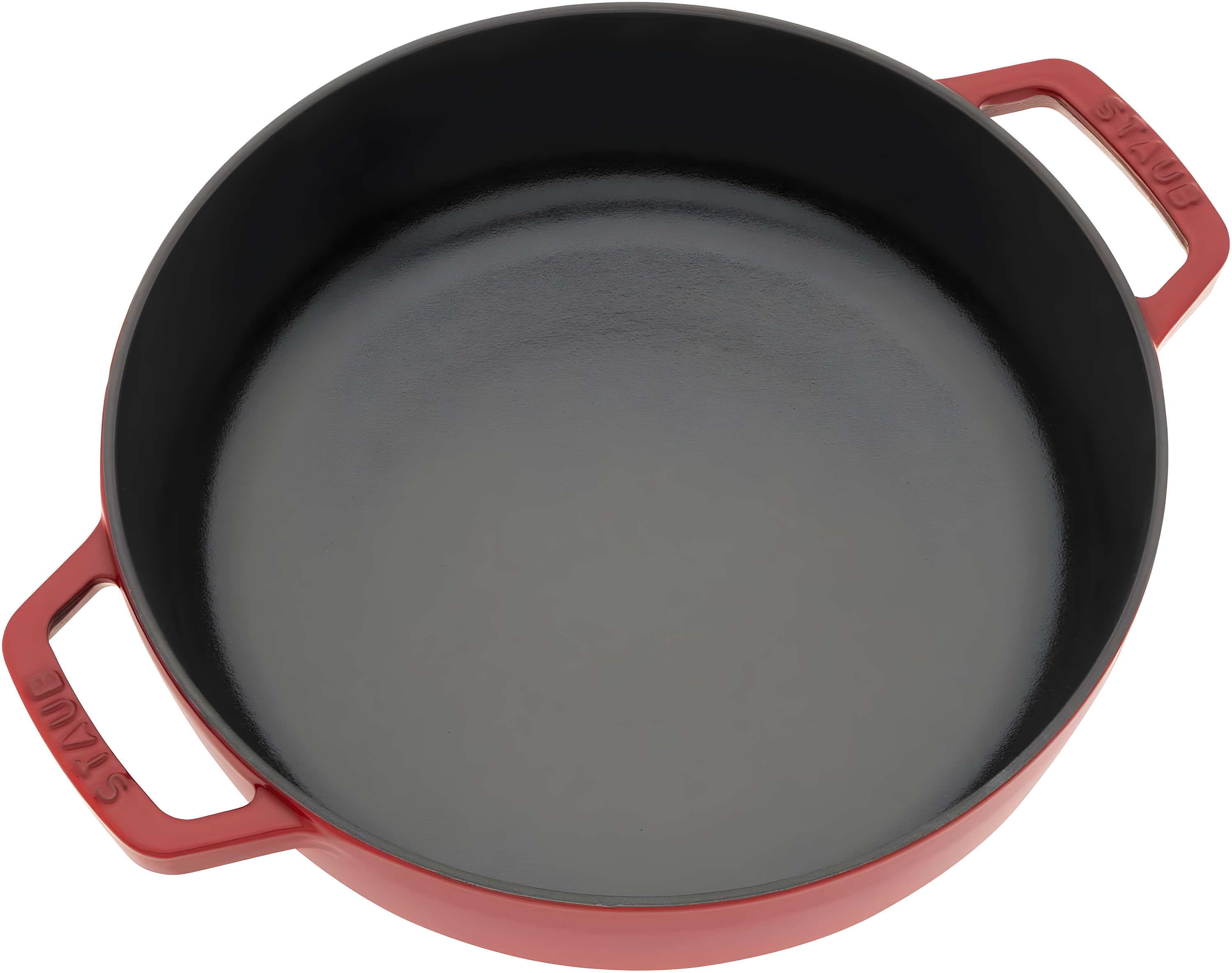 Staub ® 2.5-Qt. Cherry Cast Iron Saute Pan with Dragon Lid
