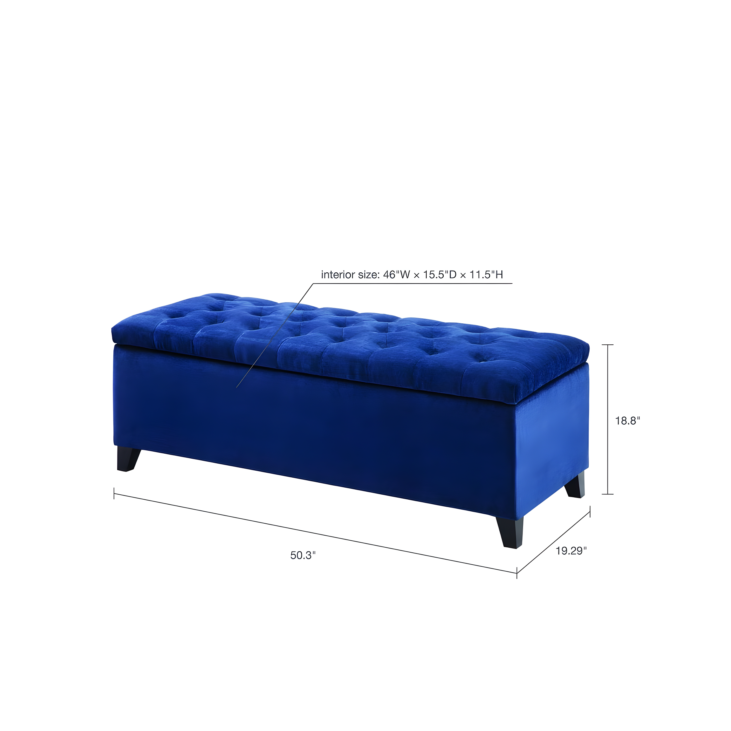 Everly Quinn Tufted Top Storage Bench, Mudroom Bench