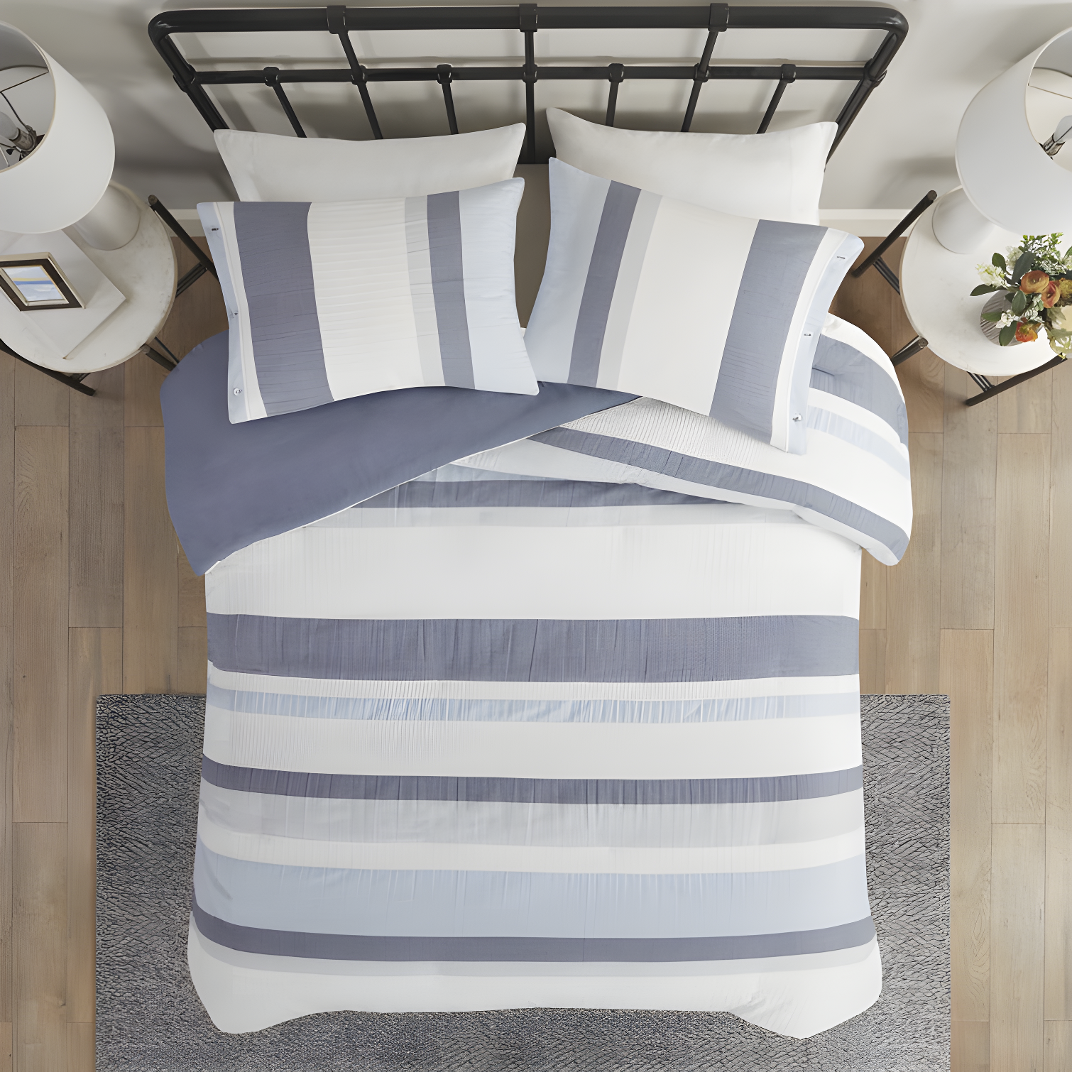 Madison Park Allegany 5 Piece Jacquard Comforter Set