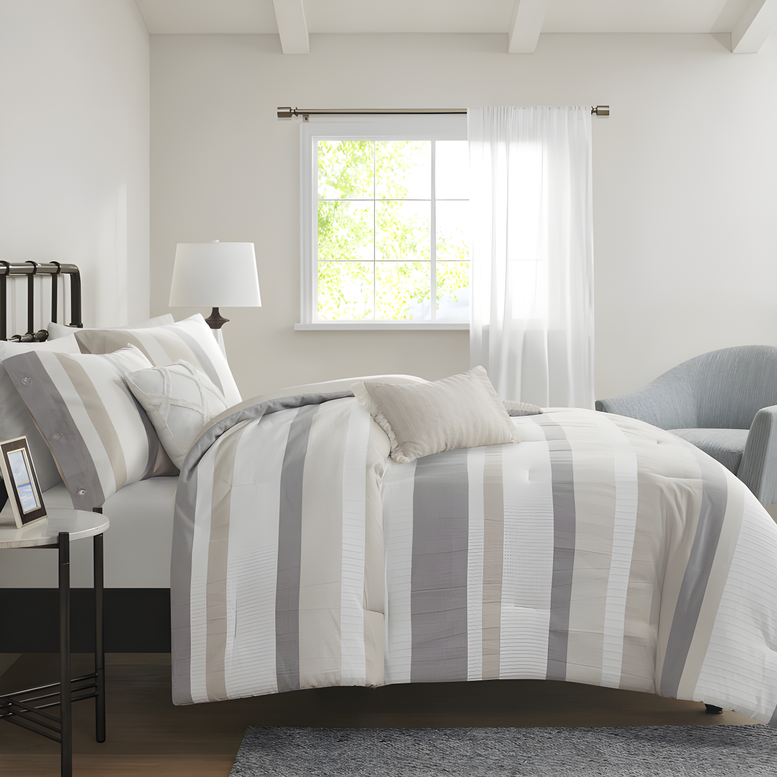 Madison Park Allegany 5 Piece Jacquard Comforter Set