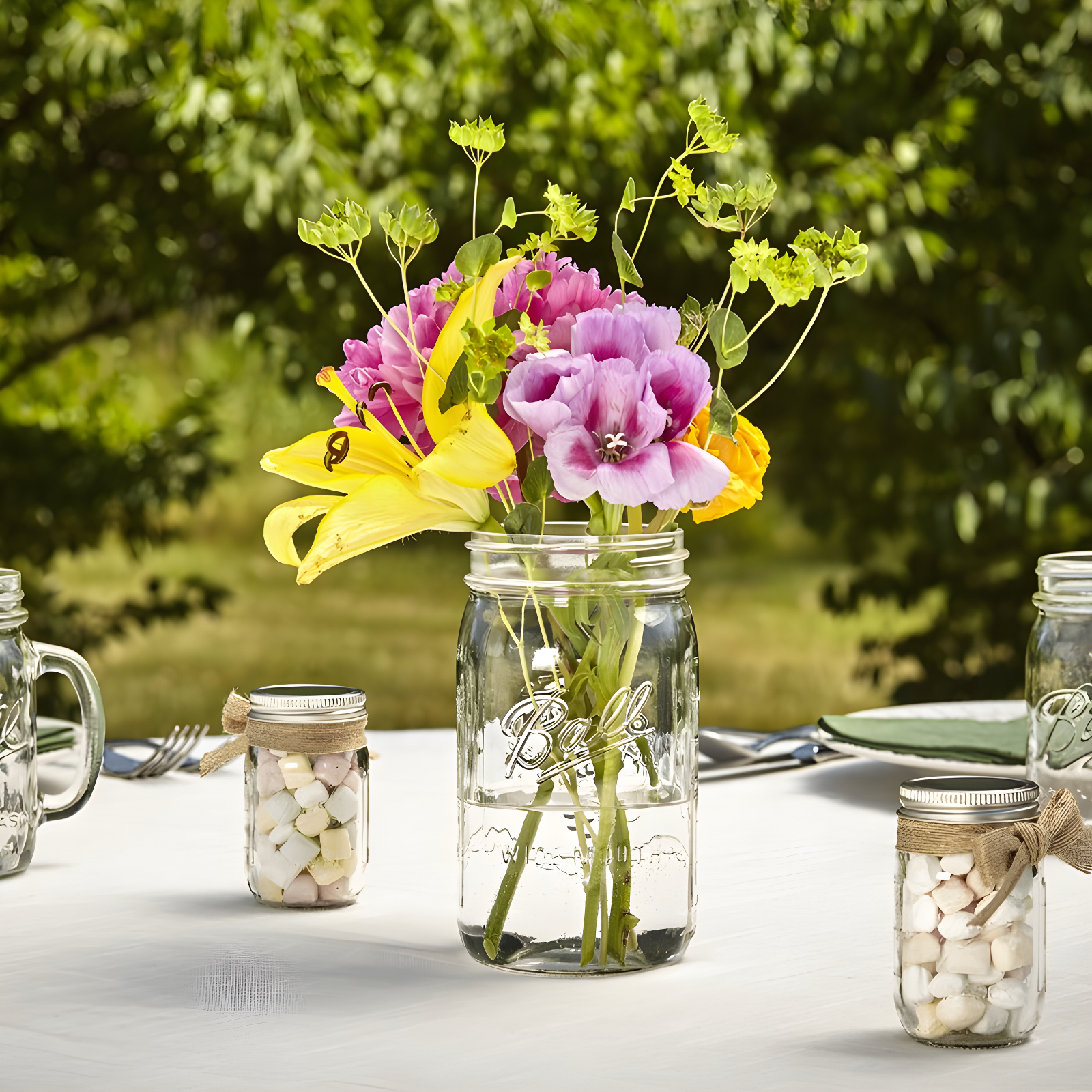 Ball Glass Jar - Set of 12