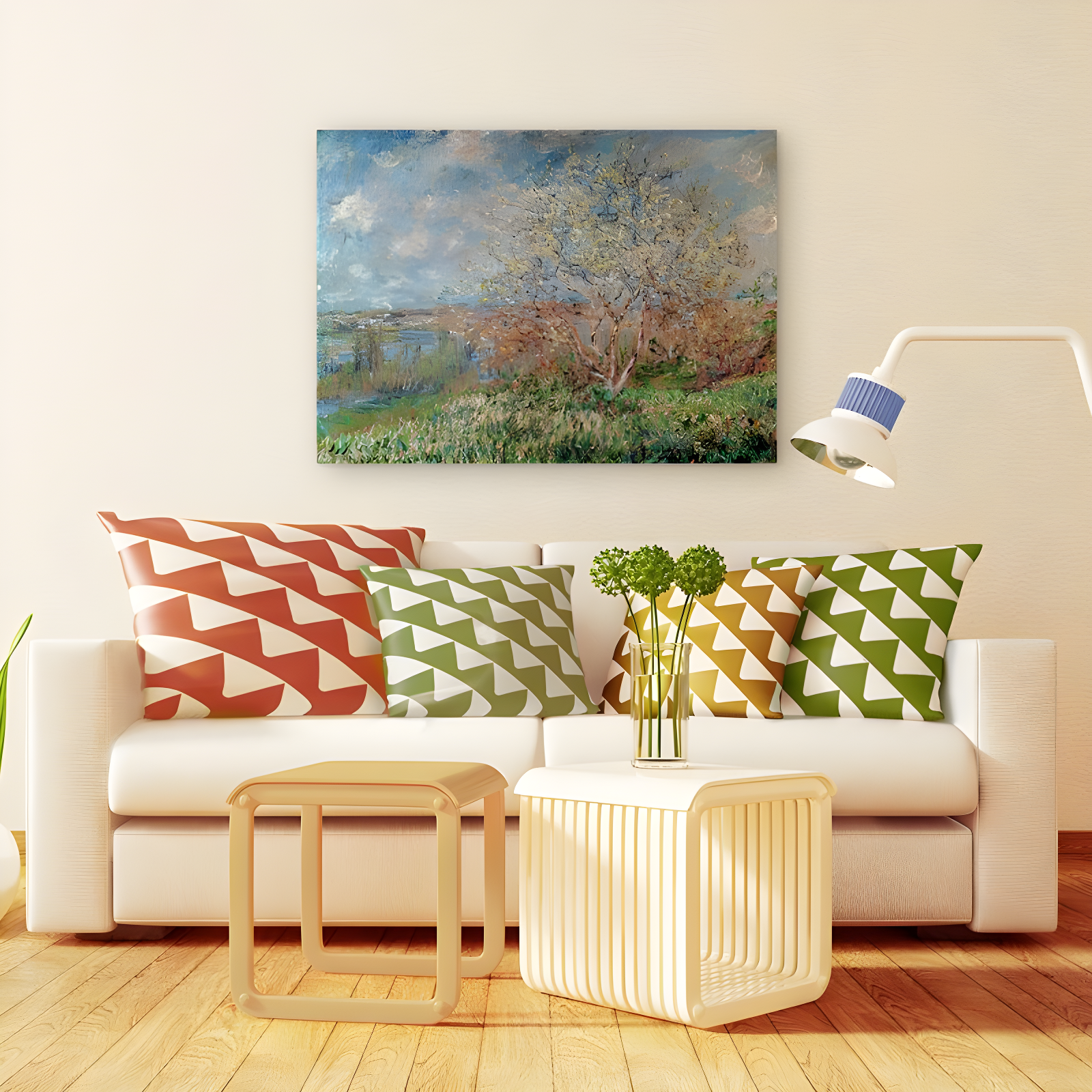 Andover Mills™ " Spring, 1880 " by Claude Monet