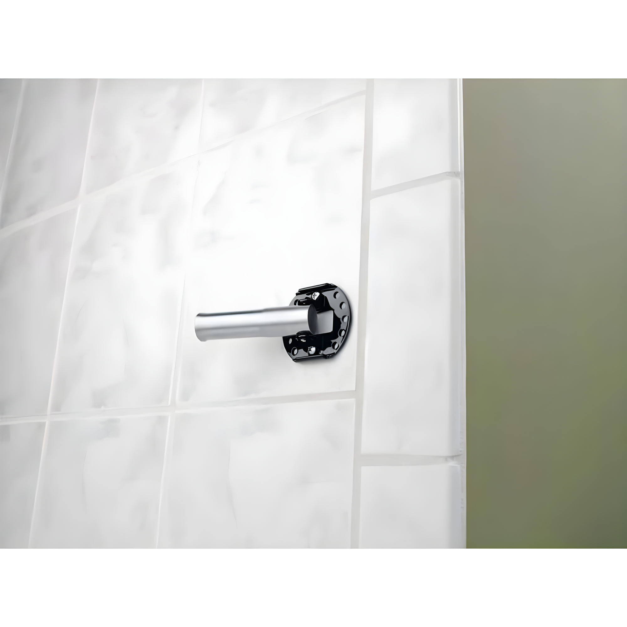 Moen Adjustable Curved Shower Rod 72 " X 72 " Chrome Finish