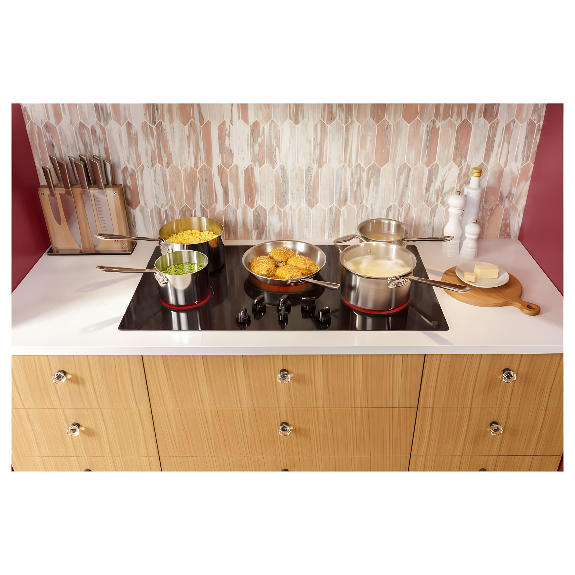 GE Appliances 36.13" Electric Cooktop with 5 Elements