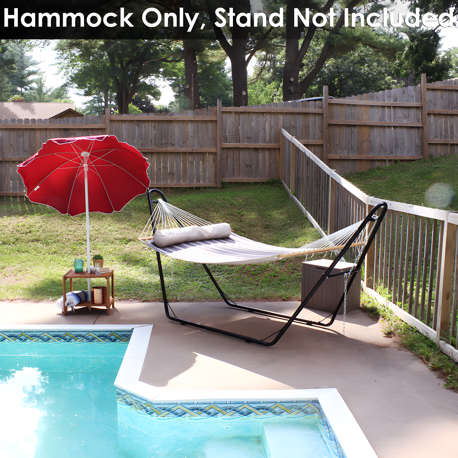 2-Person Quilted Polyester Spreader Bar Hammock