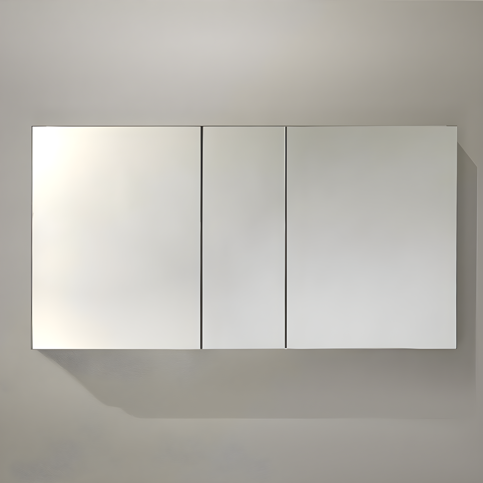 Fresca Senza 49" W x 26" H Surface/Recessed Mount Bathroom Medicine Cabinet with 4 Adjustable Shelves