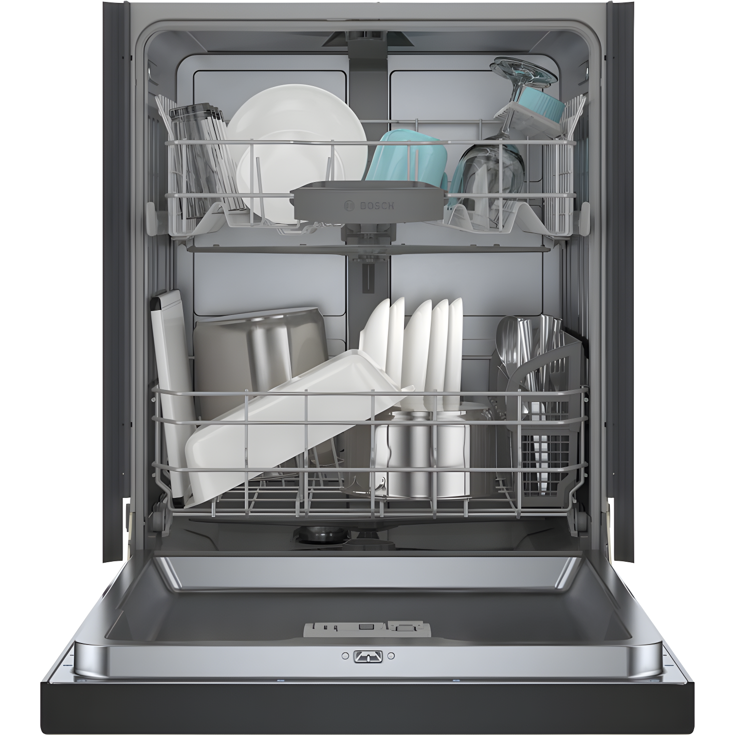 Bosch 800 Series 24" Front Control Built-In Dishwasher with Hybrid Tub & Reviews | Wayfair