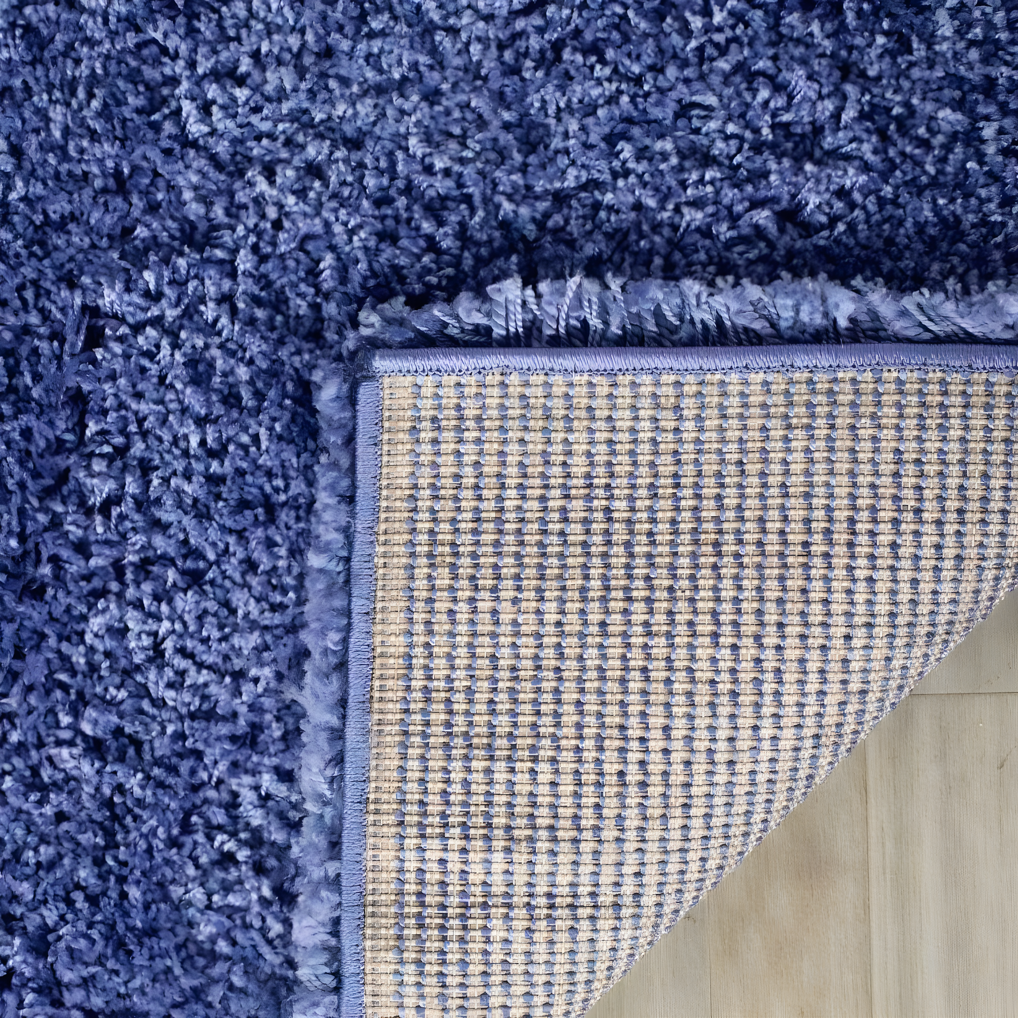 Shag SG151 Power Loomed Indoor Accent Rug - Periwinkle - 2'3"x5' - Safavieh.