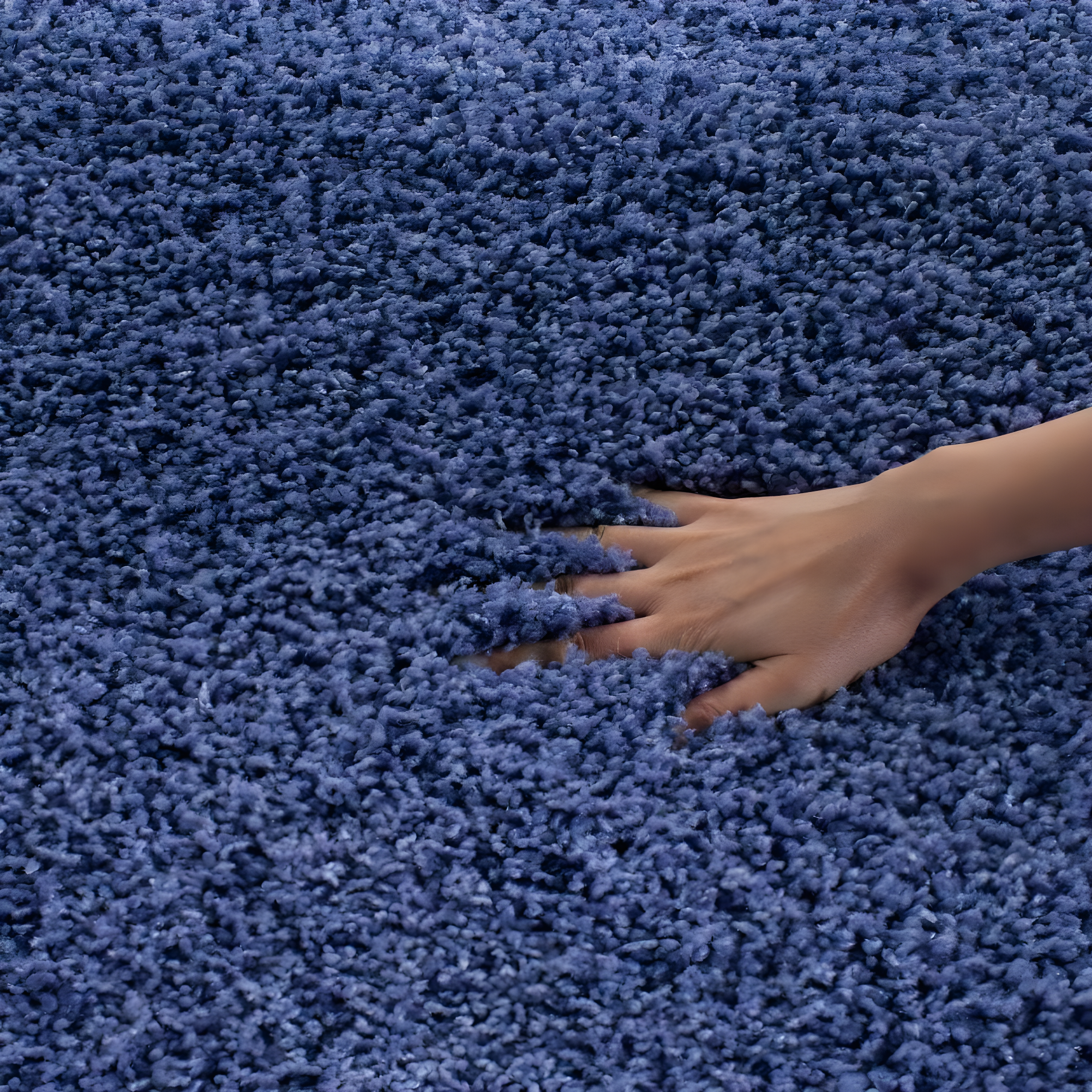 Shag SG151 Power Loomed Indoor Accent Rug - Periwinkle - 2'3"x5' - Safavieh.