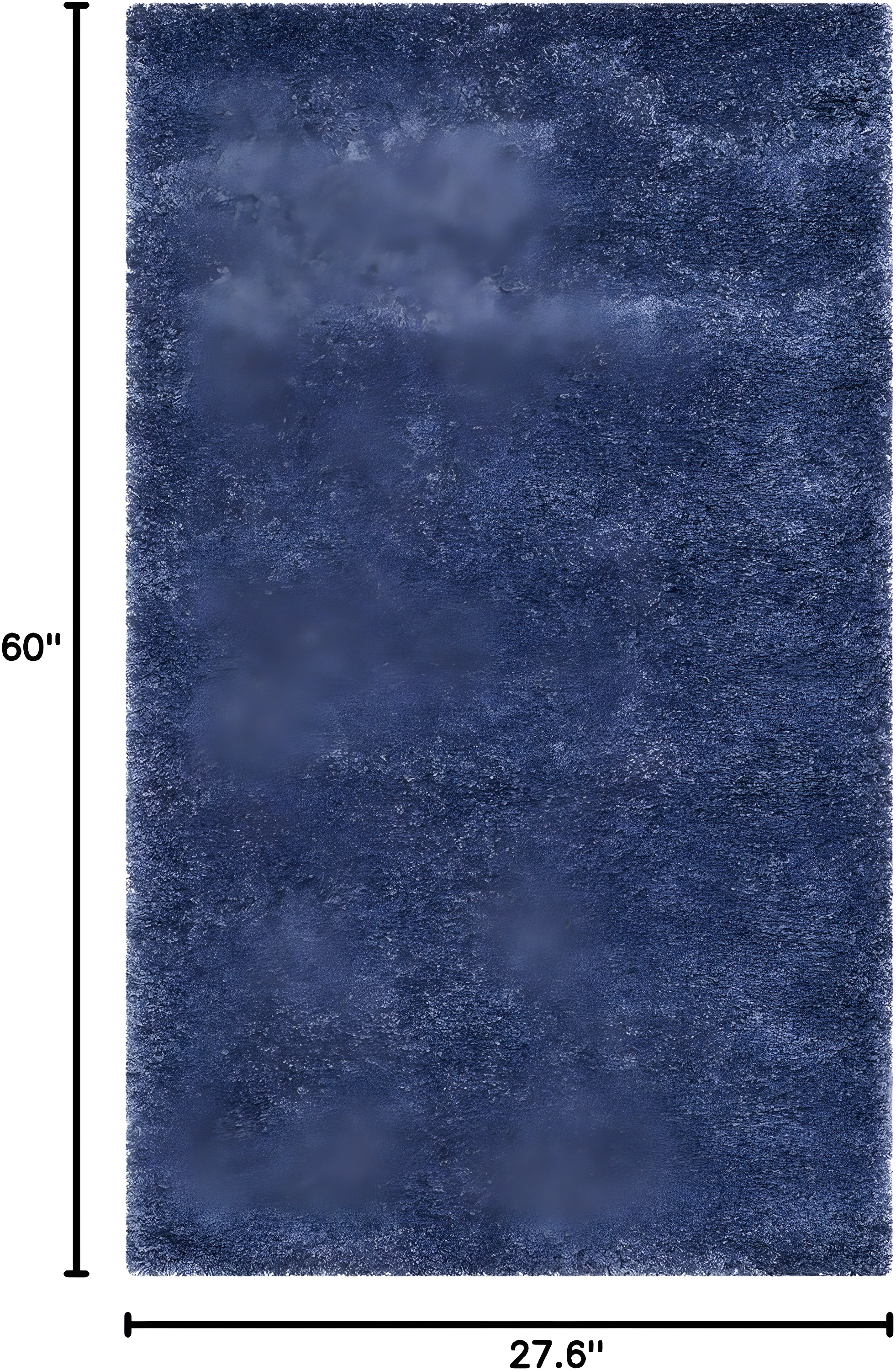 Shag SG151 Power Loomed Indoor Accent Rug - Periwinkle - 2'3"x5' - Safavieh.