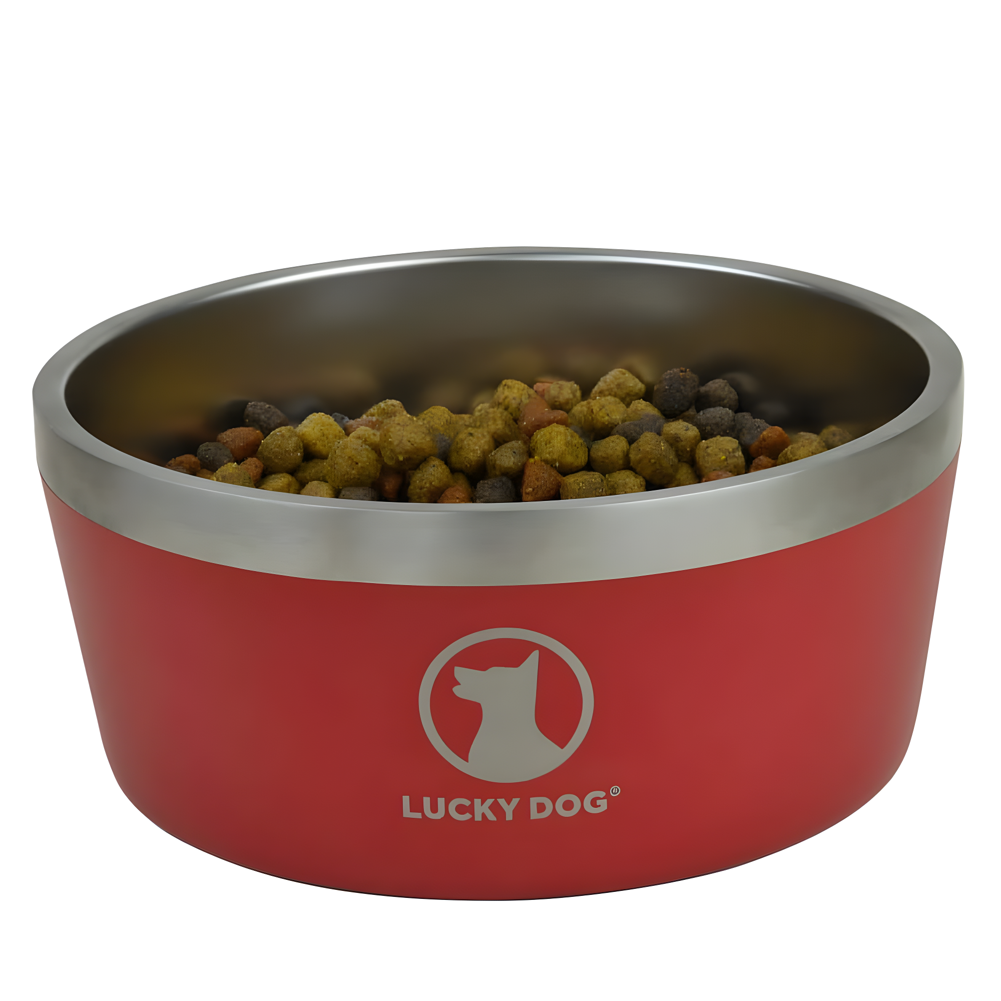 Lucky Dog Lucky Dog INDULGE 5 Double Wall Stainless Steel Dog Bowl