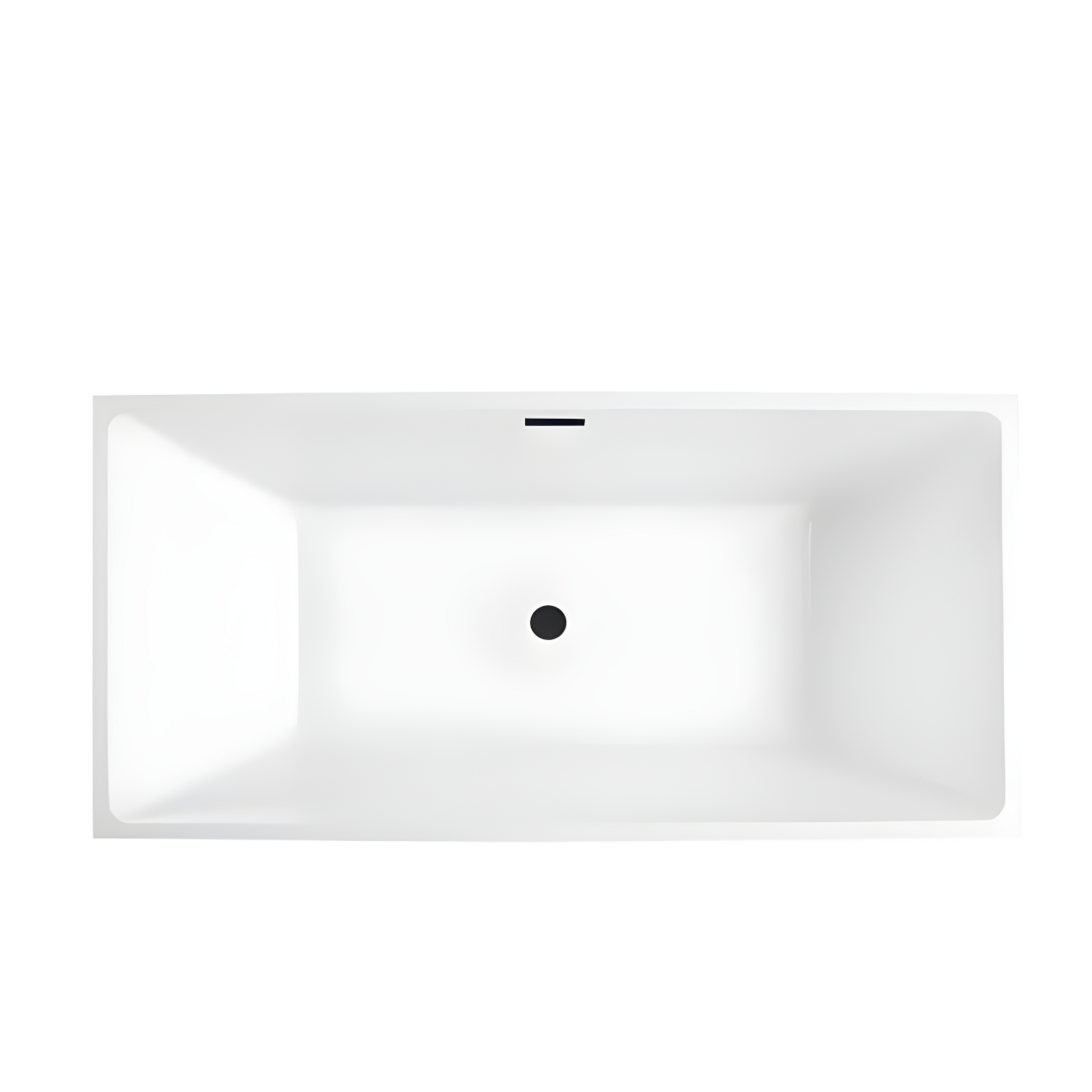 66.9" x 33" Freestanding Soaking Bathtub