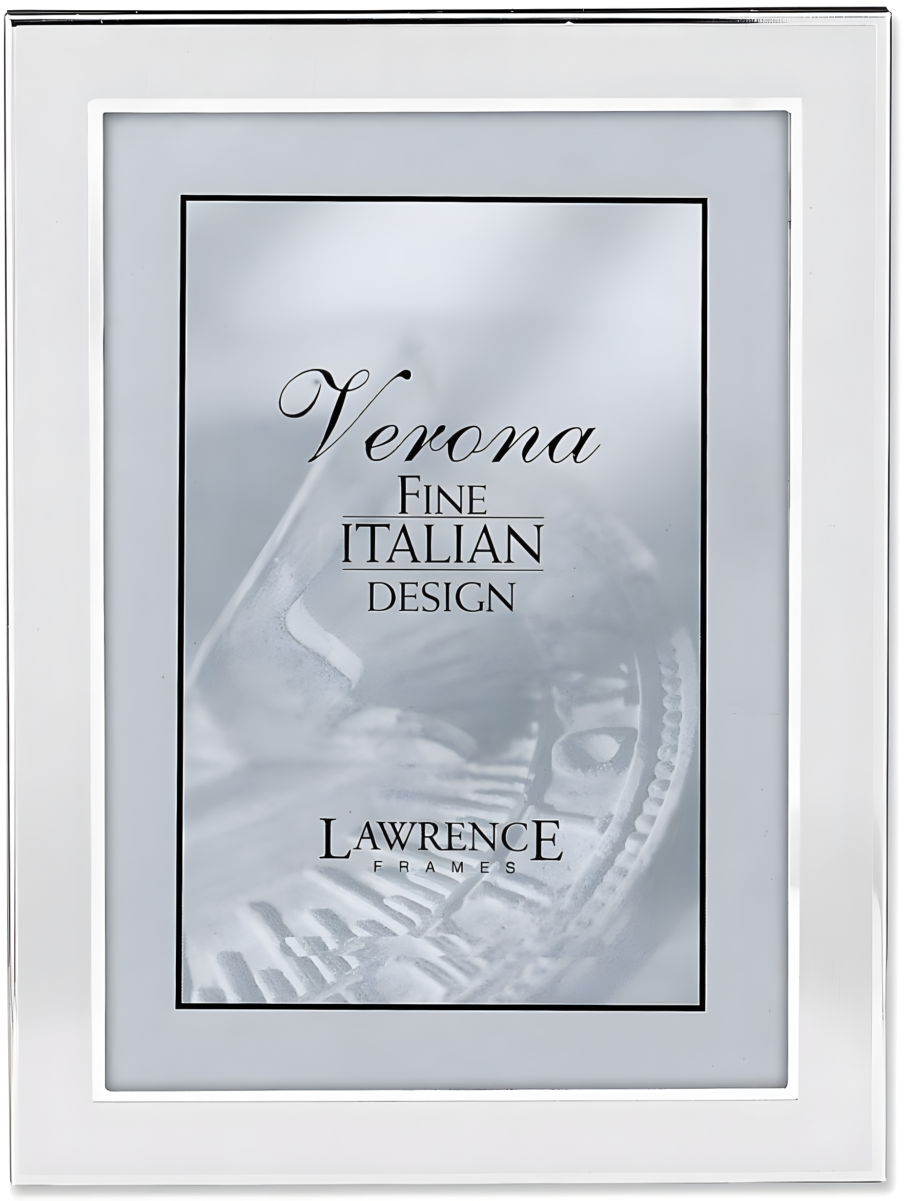 Lawrence Frames Brushed Silver 5x7 Metal Picture Frame 750057