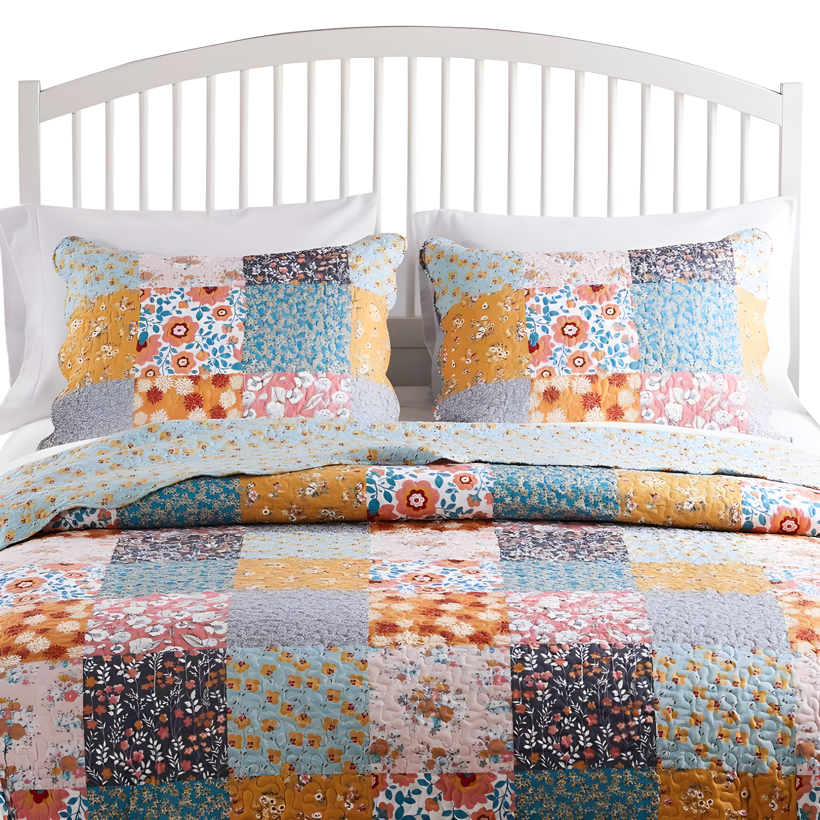 Barefoot Bungalow Carlie Pillow Sham -Calico King 20" x 36"