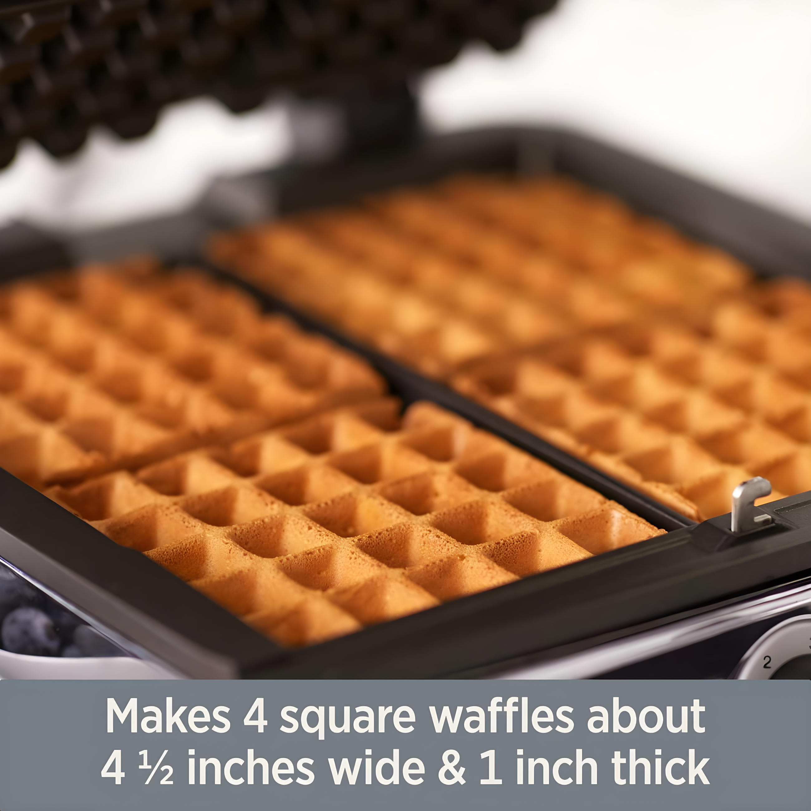 All-Clad ® 4-Slice Stainless Steel Waffle Maker with Removable Plates