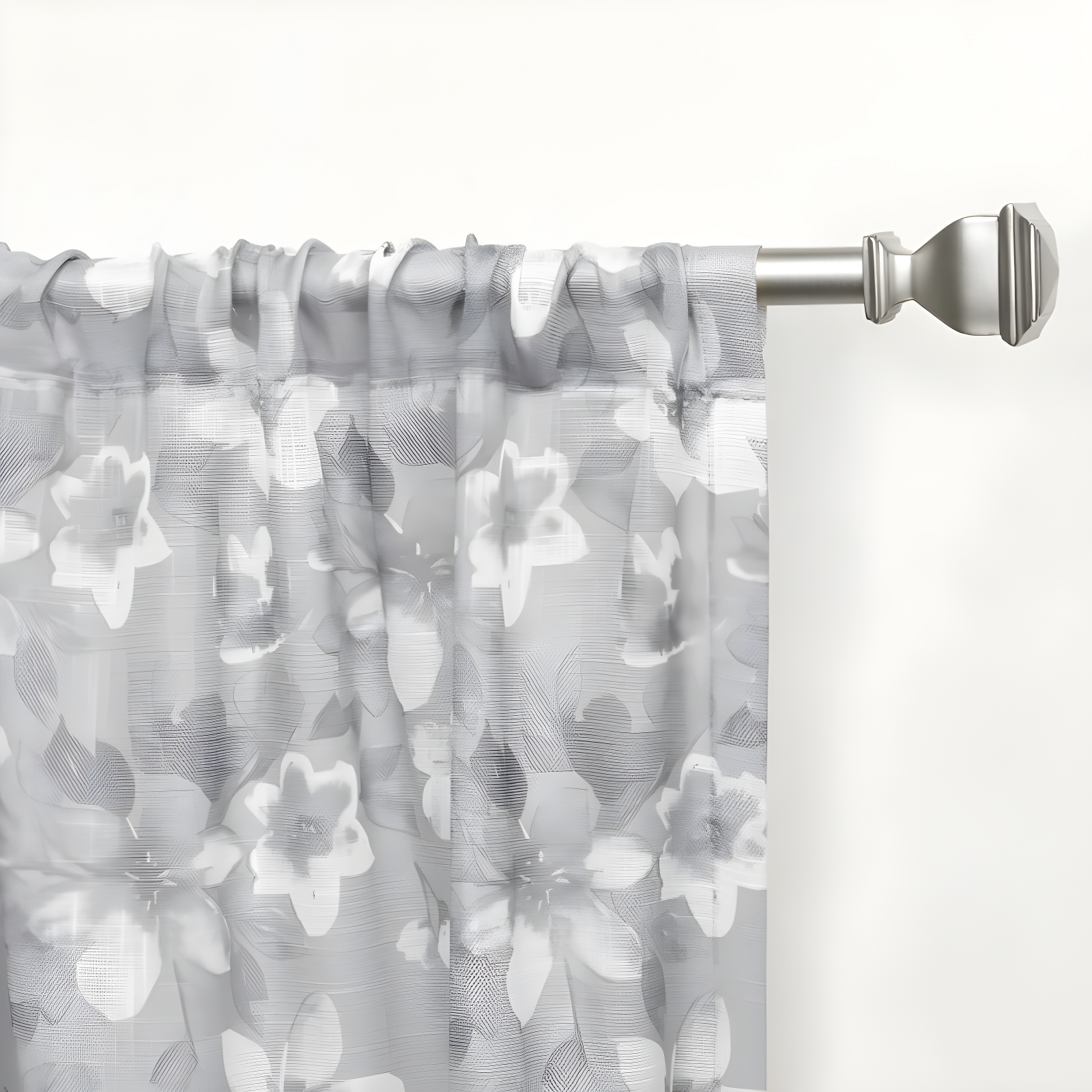 Nicole Miller Nicole Miller New York Dara Light Filtering, Semi Sheer Rod Pocket Curtain Panels (Set of 2)