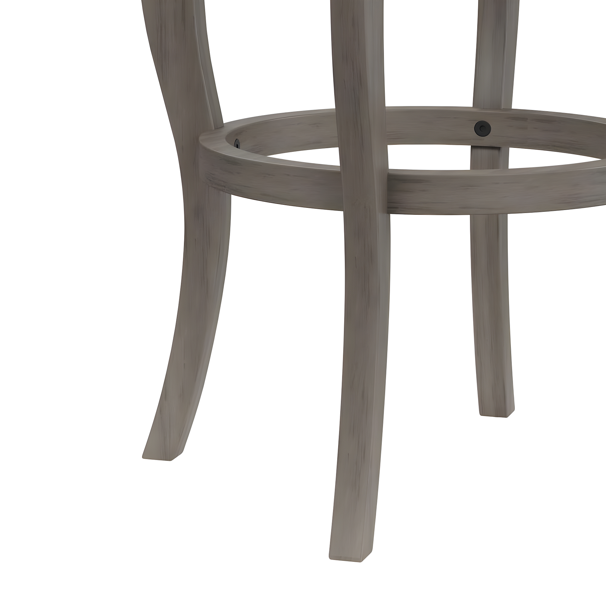 Hillsdale Ellendale 44.5" Fabric Contemporary Bar Stool in Aged Gray/Fog Gray