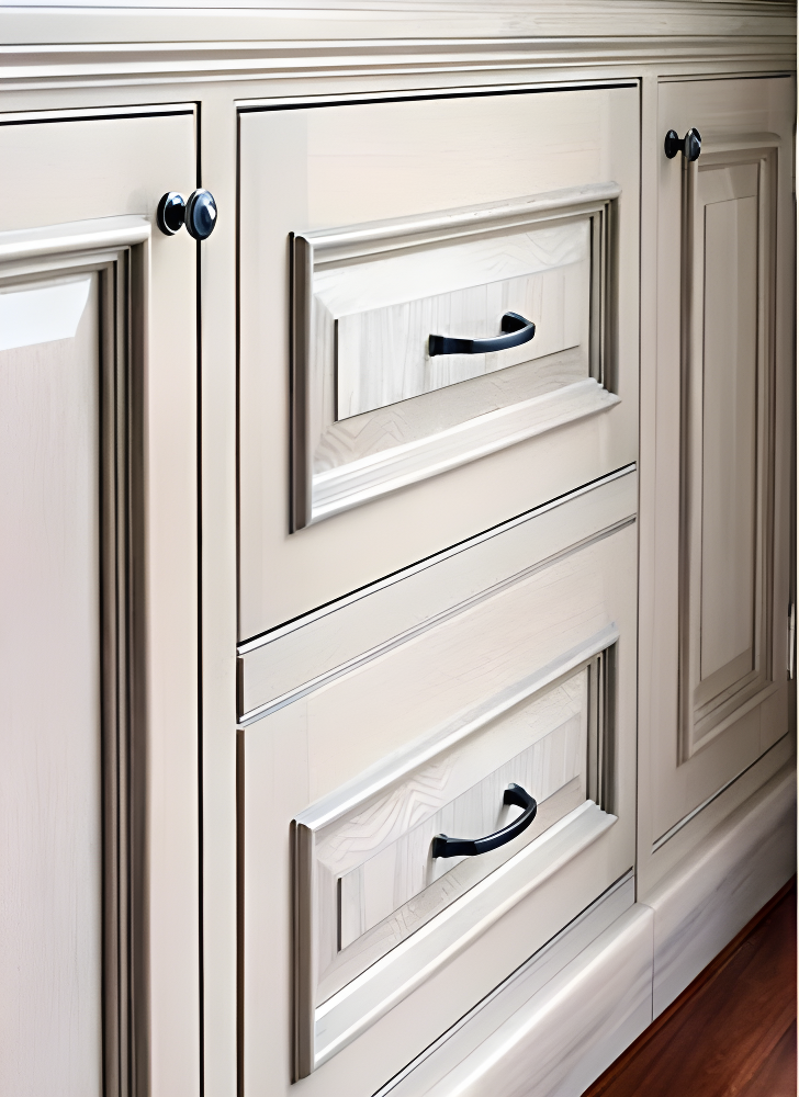 Amerock Revitalize 5-1/16 inch (128mm) Center-to-Center Satin Nickel Cabinet Pull