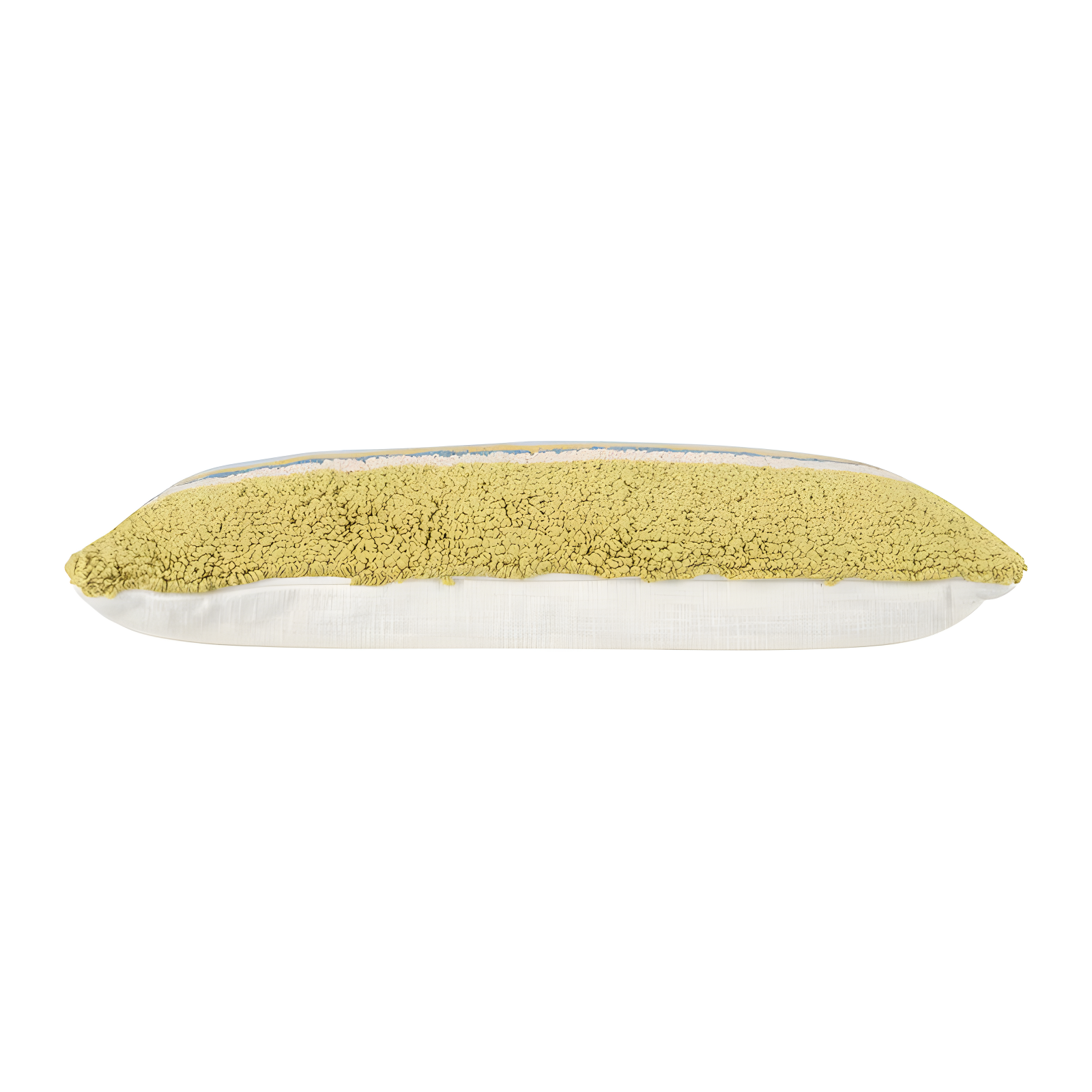 Creative Co-Op Woven Cotton Punch Hook Lumbar Pillow with "Sun Please" Design