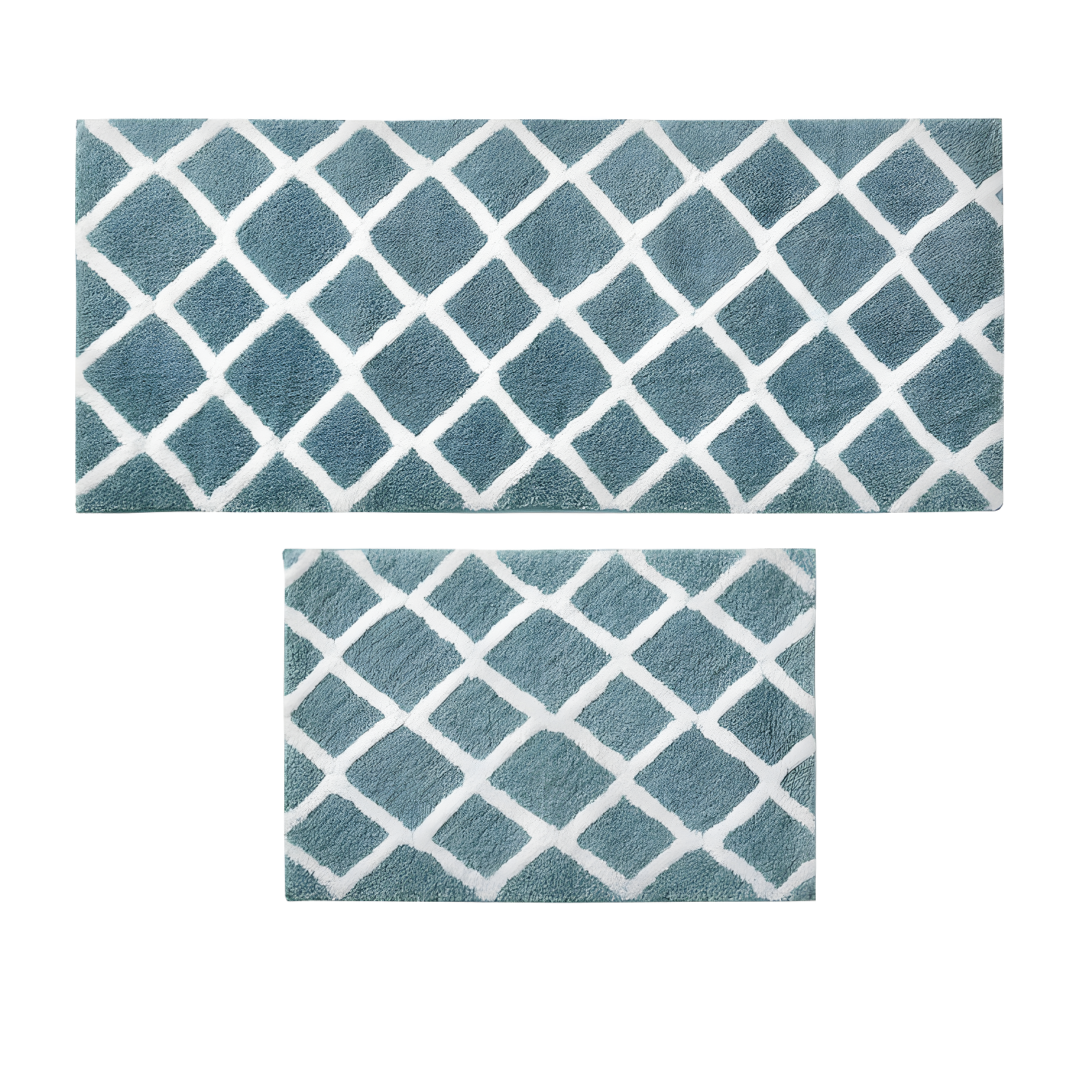 Madison Park Bittman Reversible High Pile Tufted Bath Rug