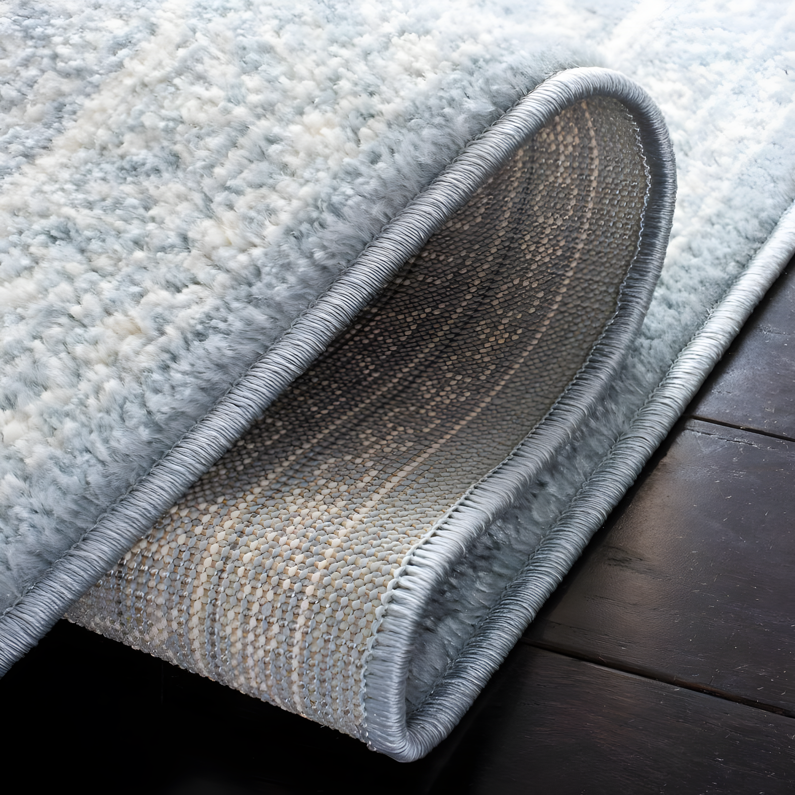 Adirondack ADR108 Power Loomed Area Rug - Slate/Ivory - 6'x6' - Safavieh.