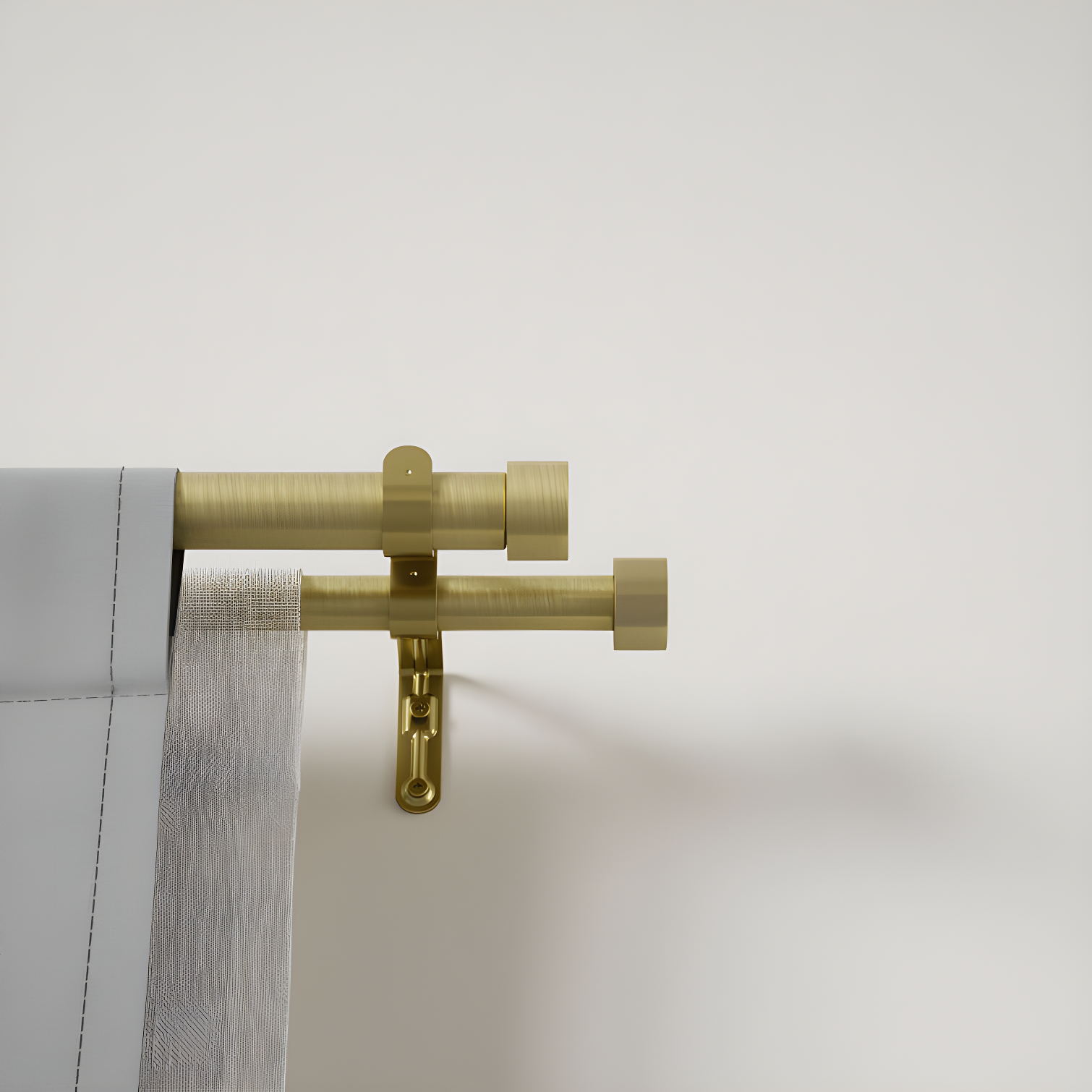 Cappa Drapery Solutions Double Curtain Rod