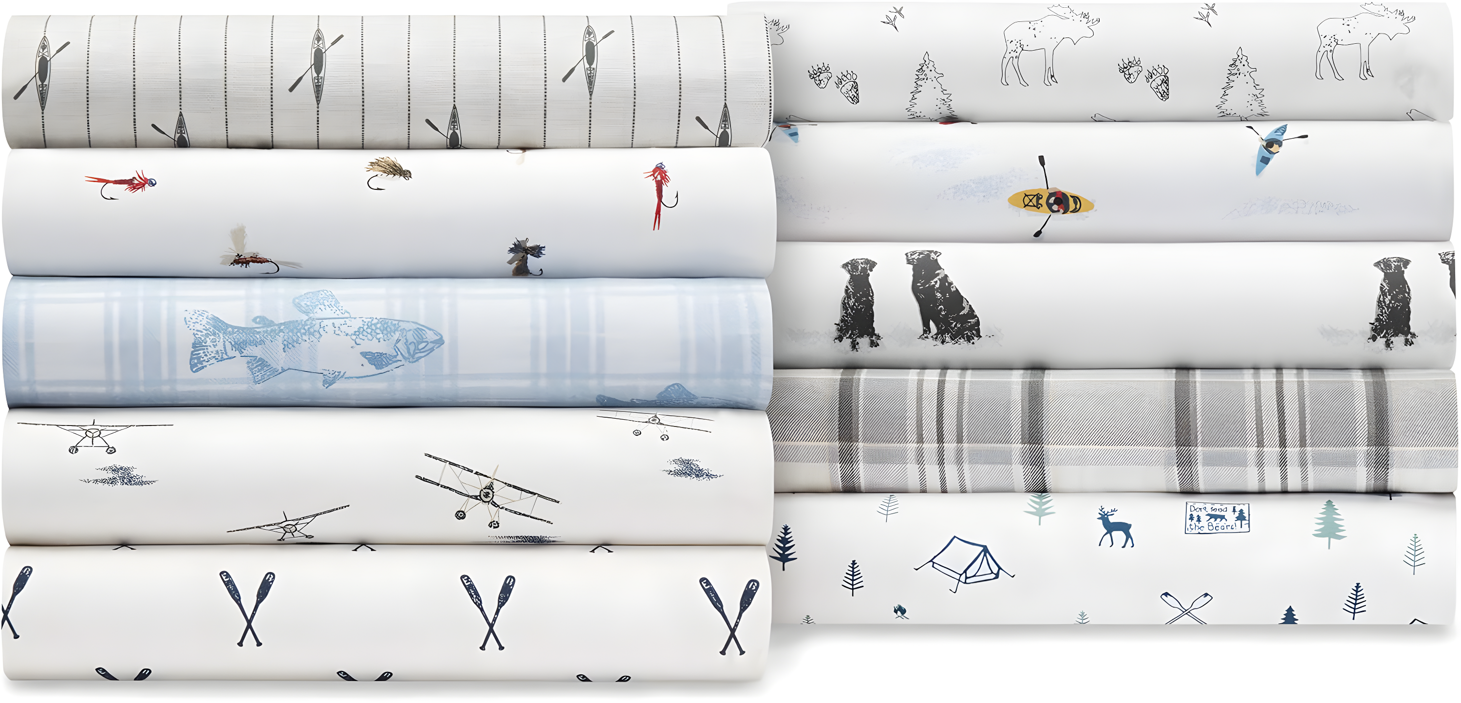 Eddie Bauer Eddie Bauer Printed Cotton Percale Sheet Sets