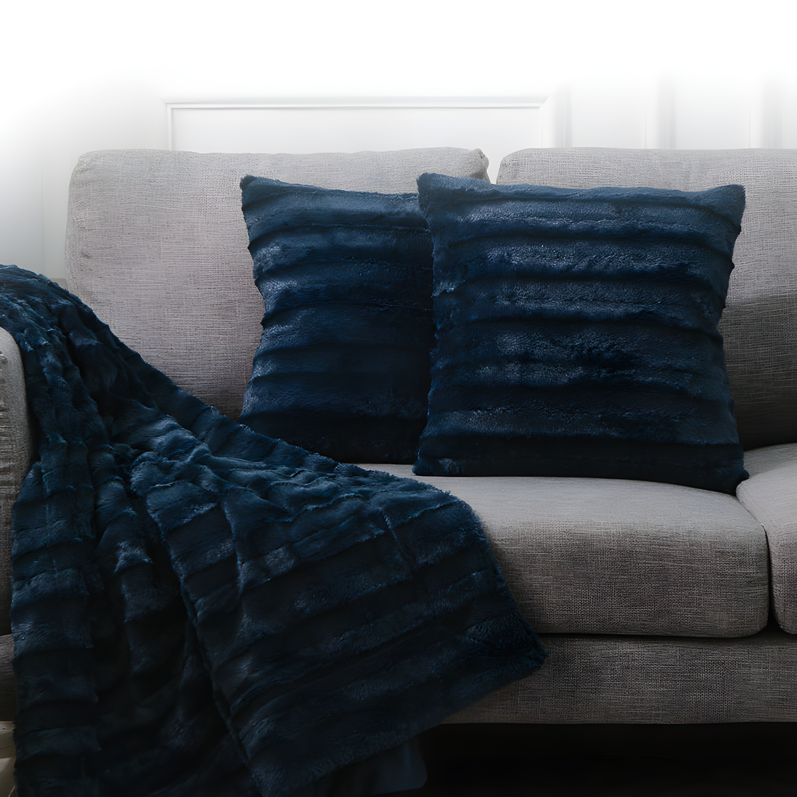 Cheer Collection FRBIN Square Pillow Cover & Insert (Set of 2)