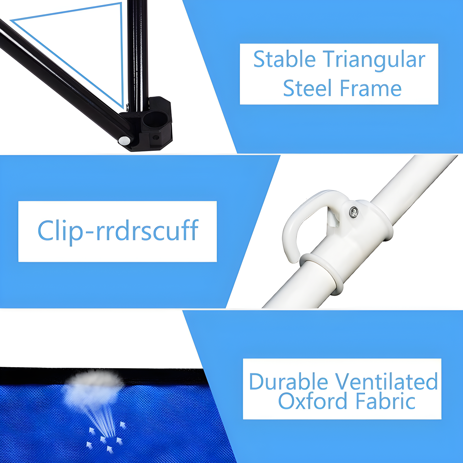 Arlmont & Co. Sayler Fabric Patio Folding Chair Folding Chair Set