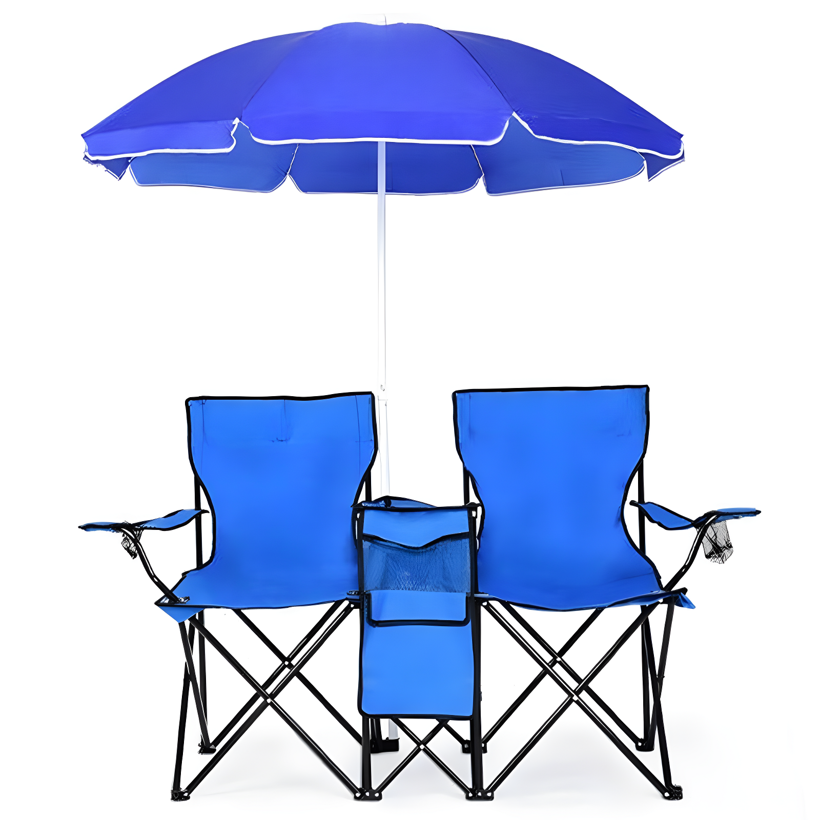 Arlmont & Co. Sayler Fabric Patio Folding Chair Folding Chair Set