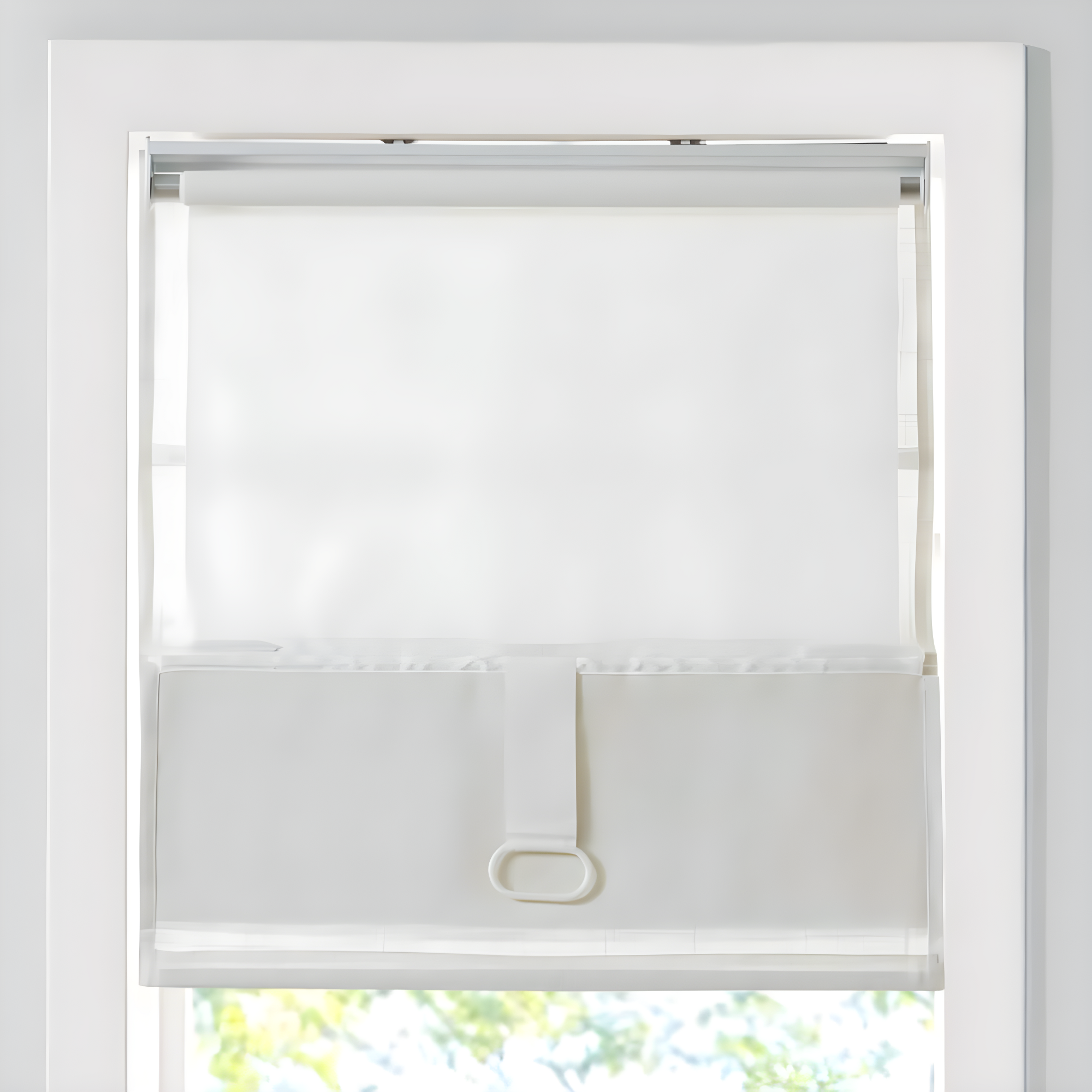 Madison Park Kyler Linen Blend Light Filtering Single Roman Shade