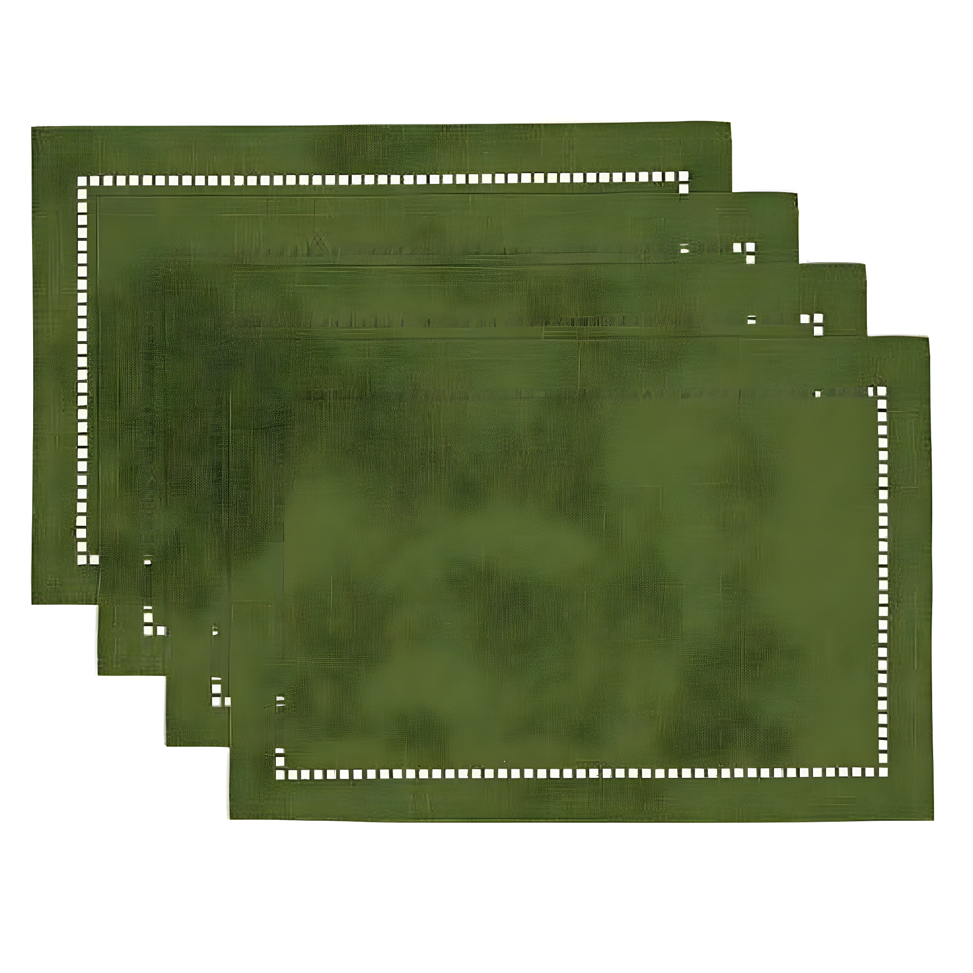Gracie Oaks Neith Polyester No Pattern Rectangle Placemat (Set of 4)