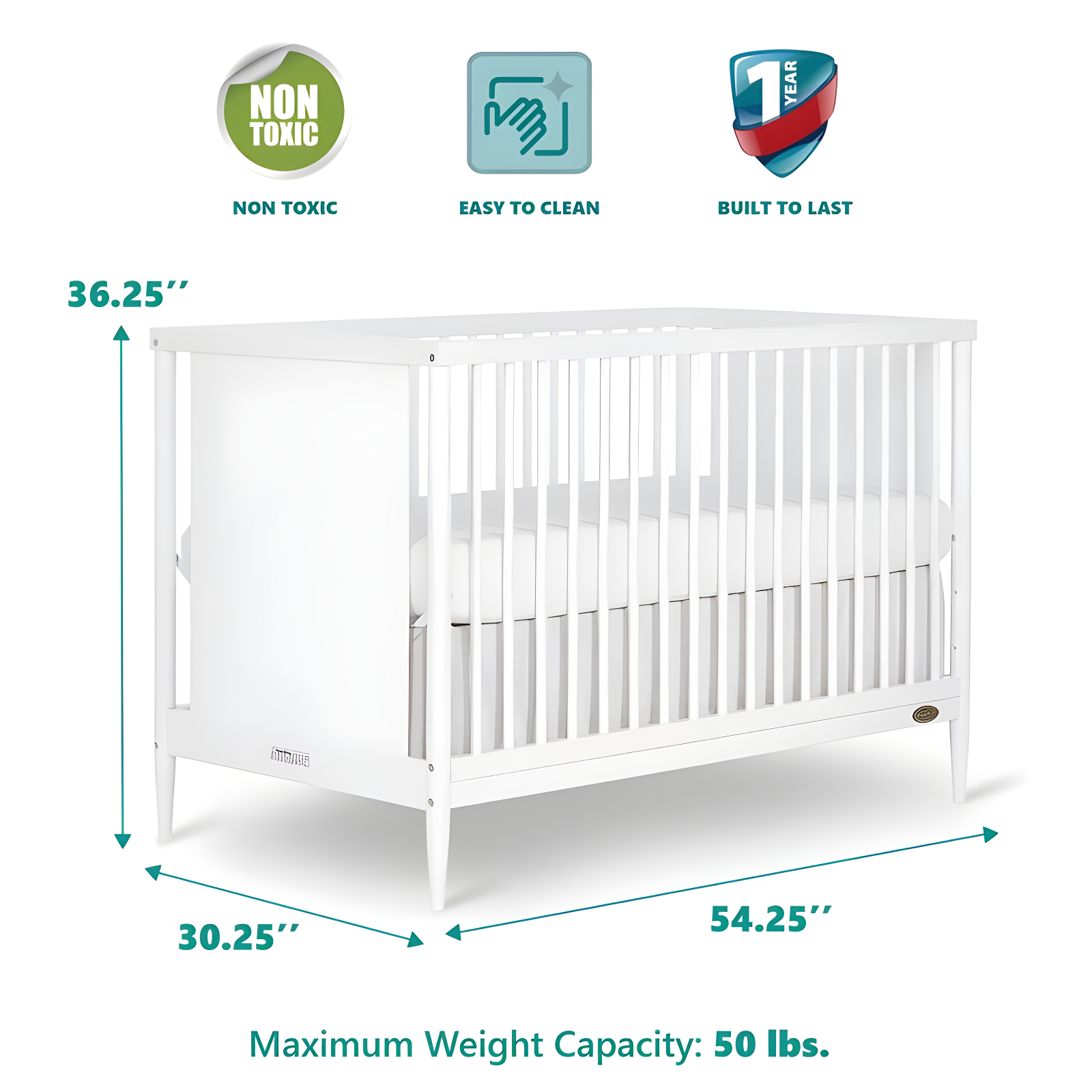 Clover Convertible Crib
