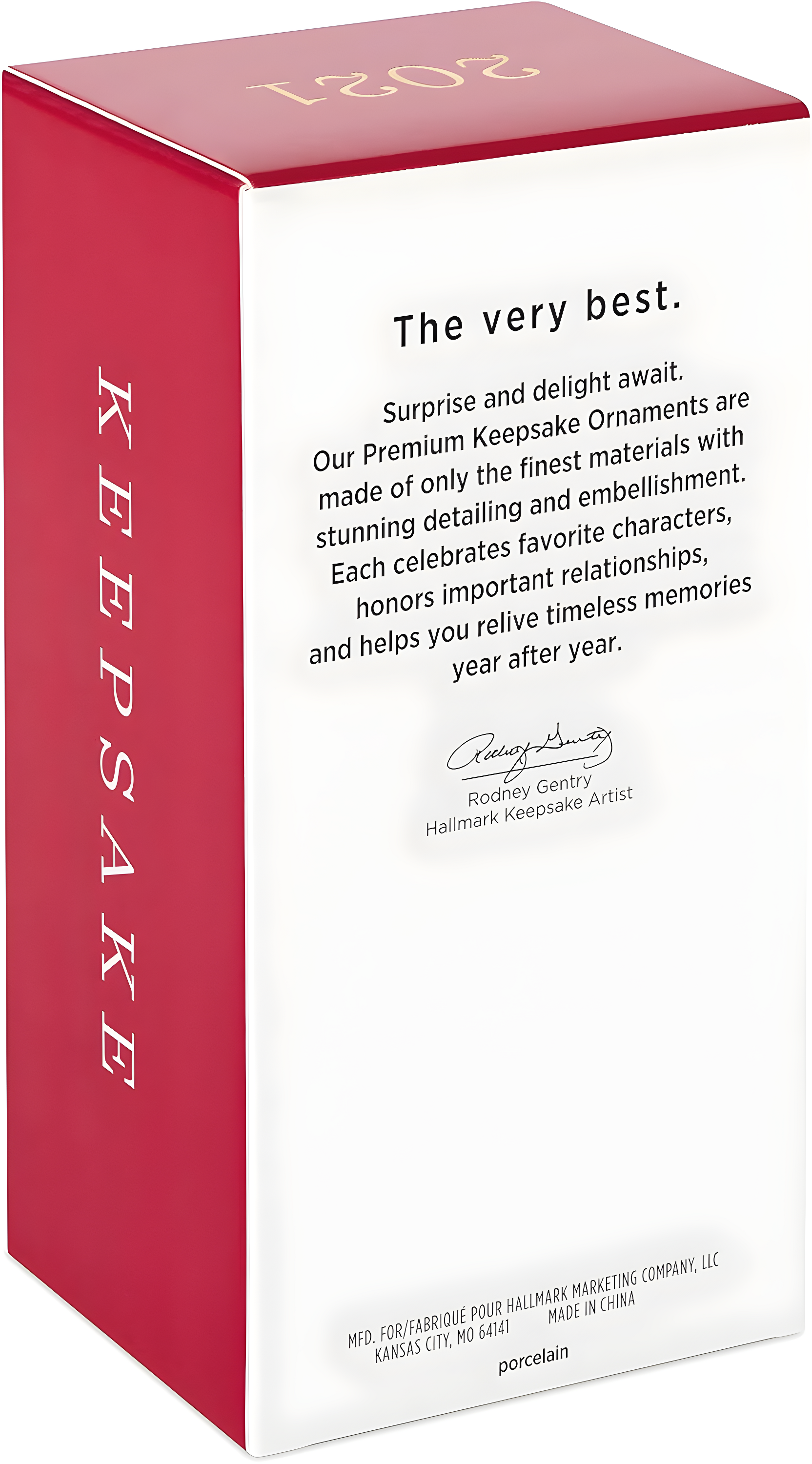 Hallmark Keepsake Christmas Ornament Year Dated 2021, A Christmas Story The Leg Lamp, Porcelain