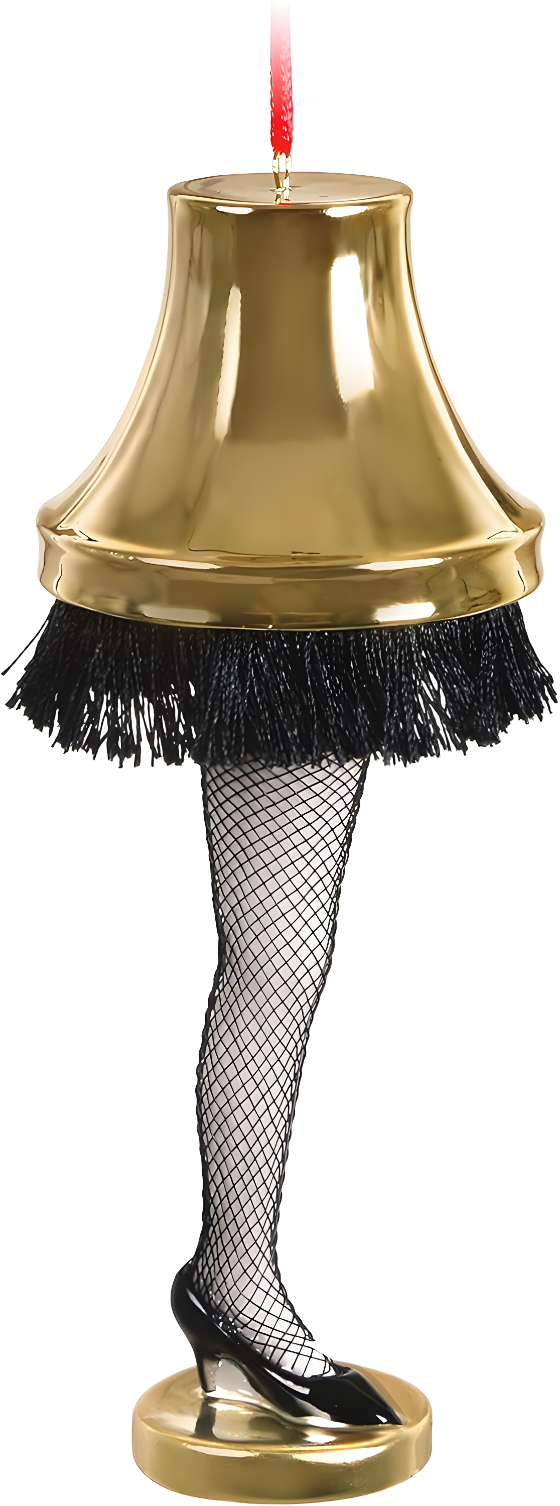 Hallmark Keepsake Christmas Ornament Year Dated 2021, A Christmas Story The Leg Lamp, Porcelain