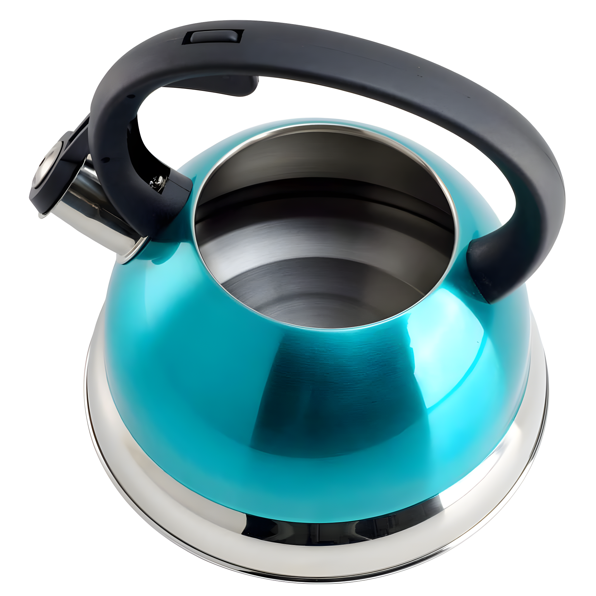 Mr. Coffee Mr. Coffee Flintshire 1.75 Quart Whistling Stovetop Tea Kettle In Blue