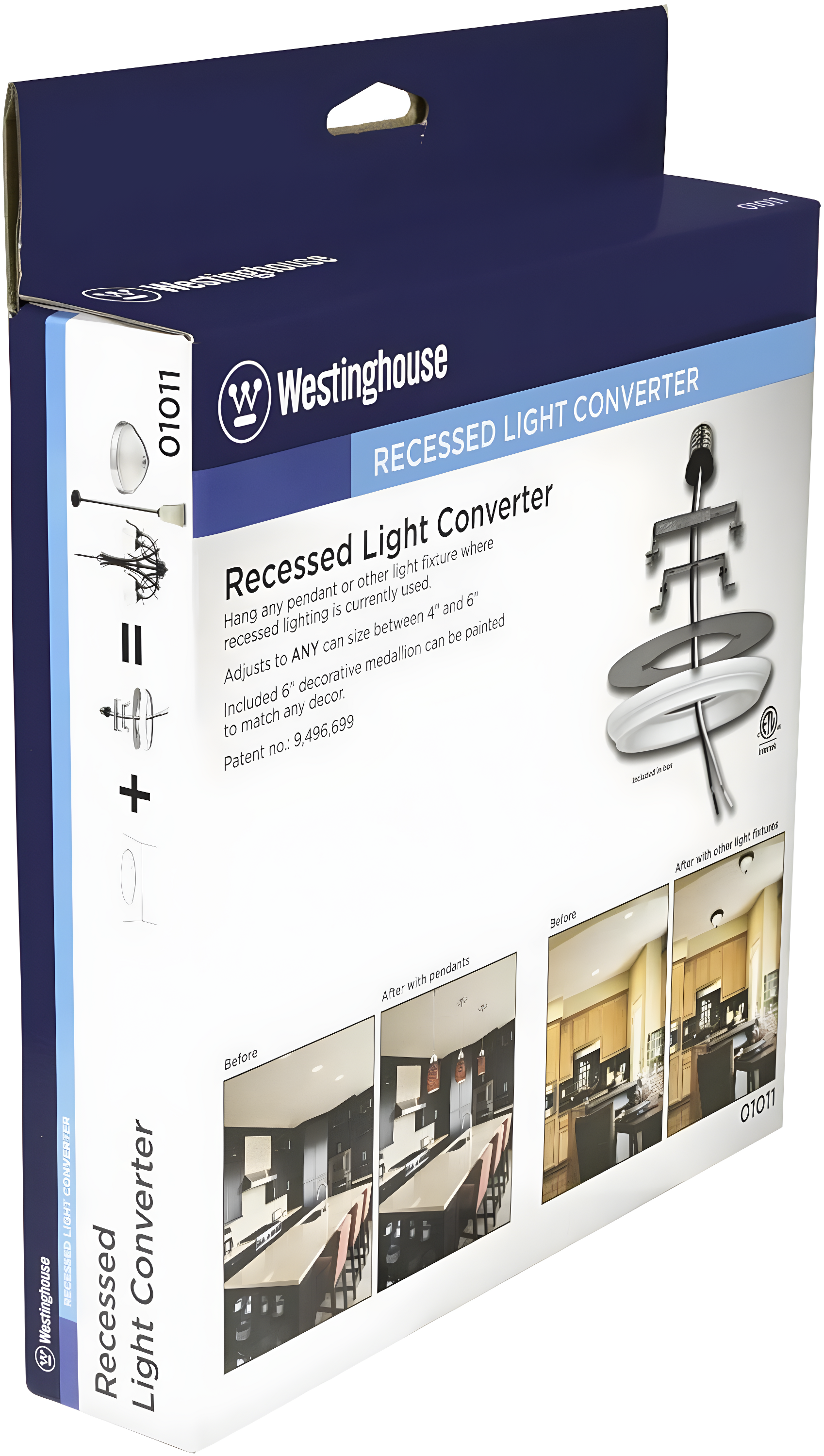 Recessed Can Light Conversion Kit to Pendant