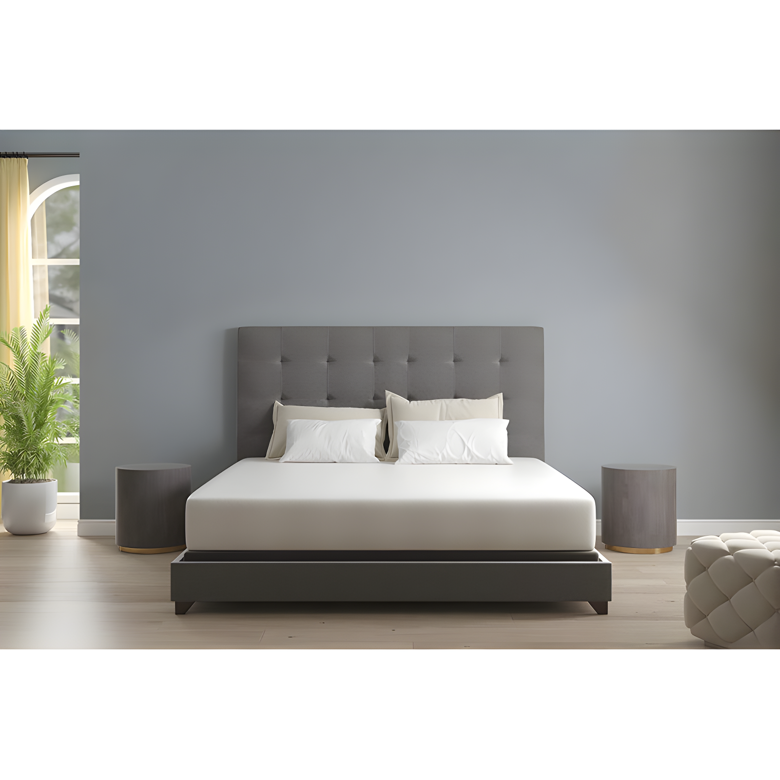 Chime 10 Inch Medium Firmness Memory Foam Mattress, King