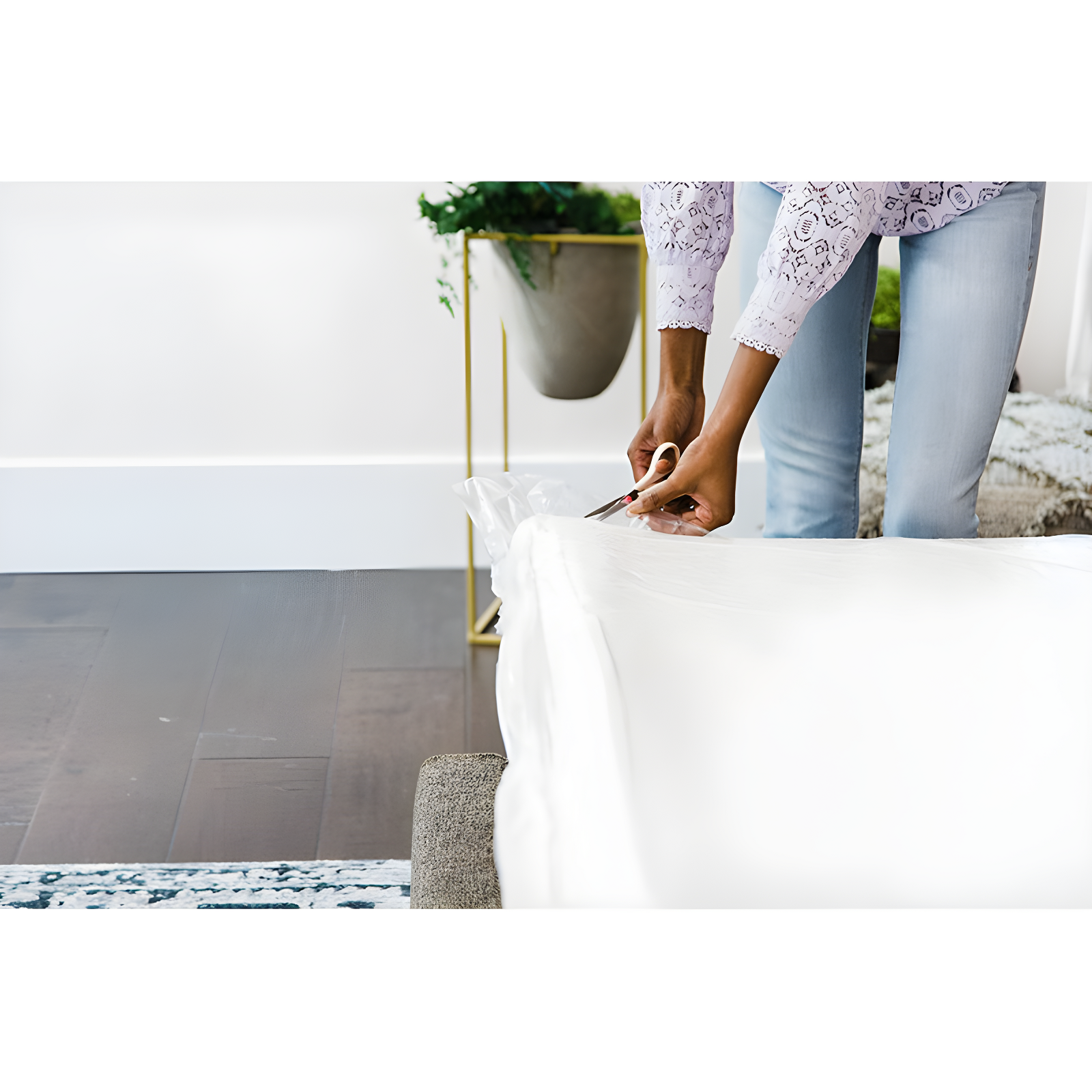 Chime 10 Inch Medium Firmness Memory Foam Mattress, King