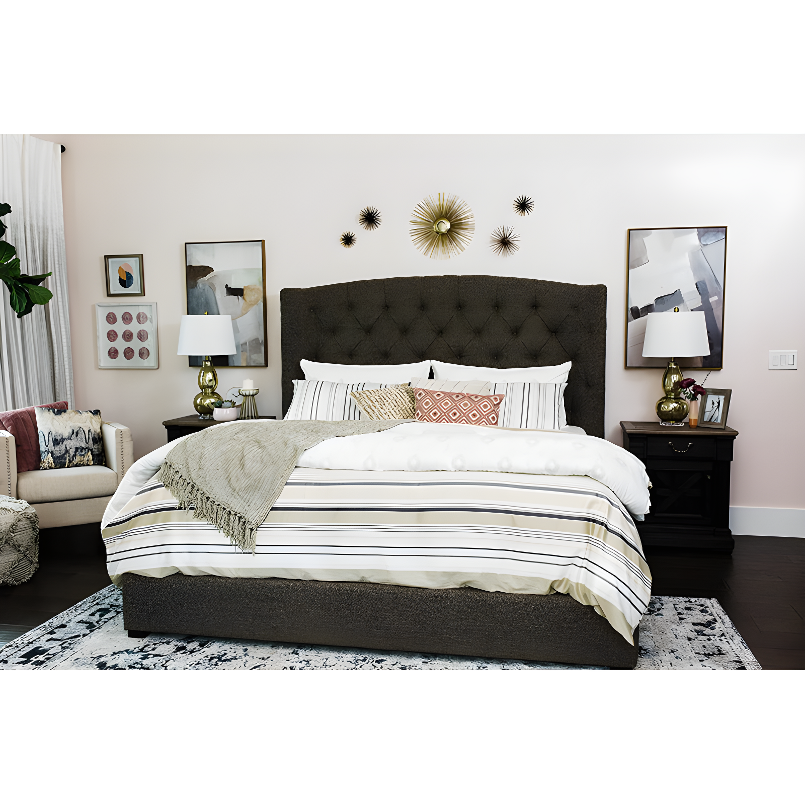 Chime 10 Inch Medium Firmness Memory Foam Mattress, King