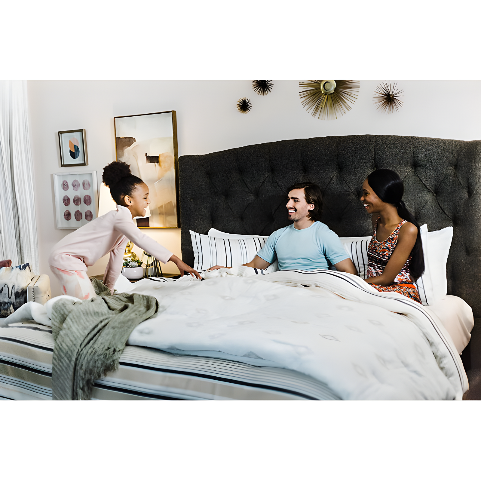 Chime 10 Inch Medium Firmness Memory Foam Mattress, King