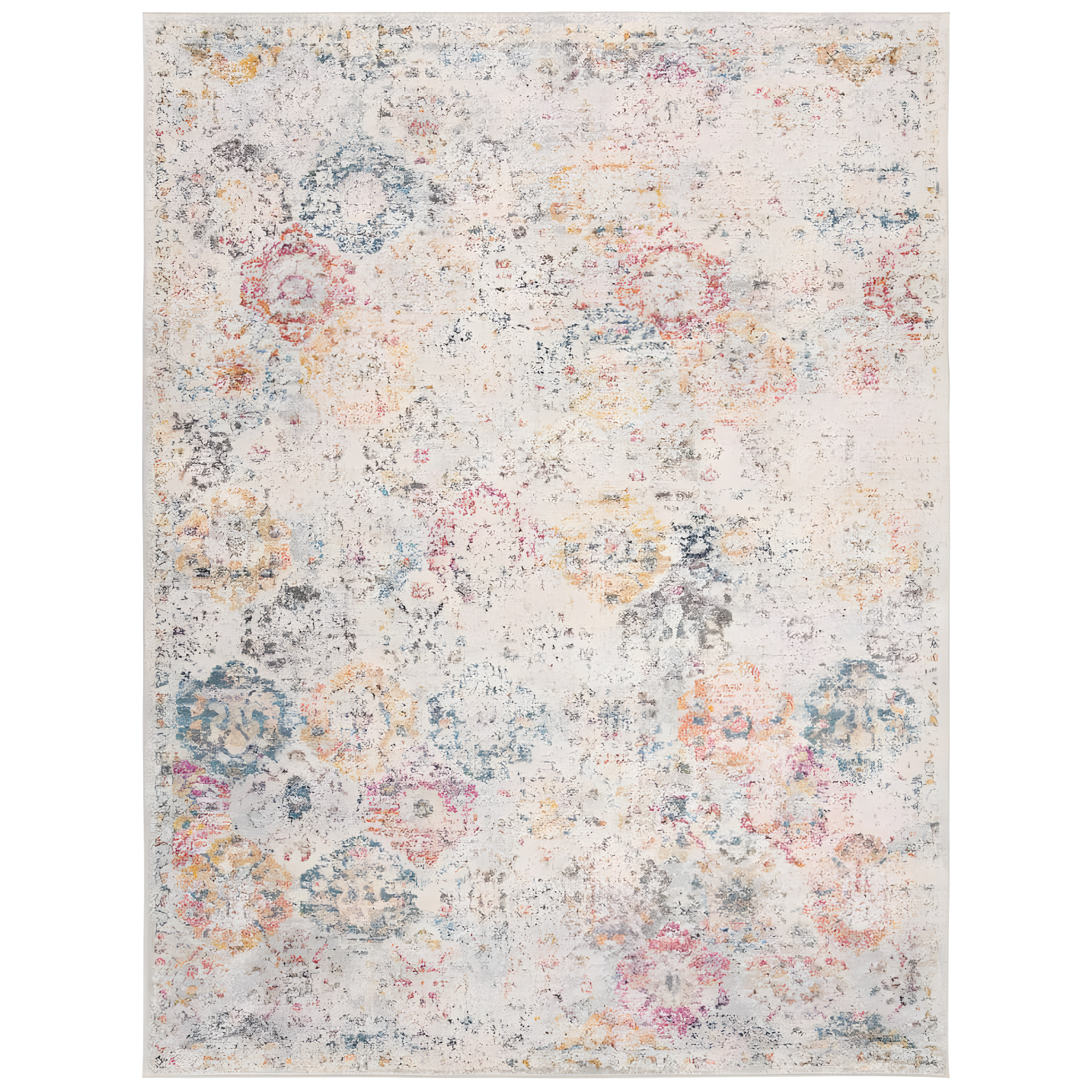 Madison MAD611 Power Loomed Indoor Area Rug - Grey/Gold - 8'x10' - Safavieh