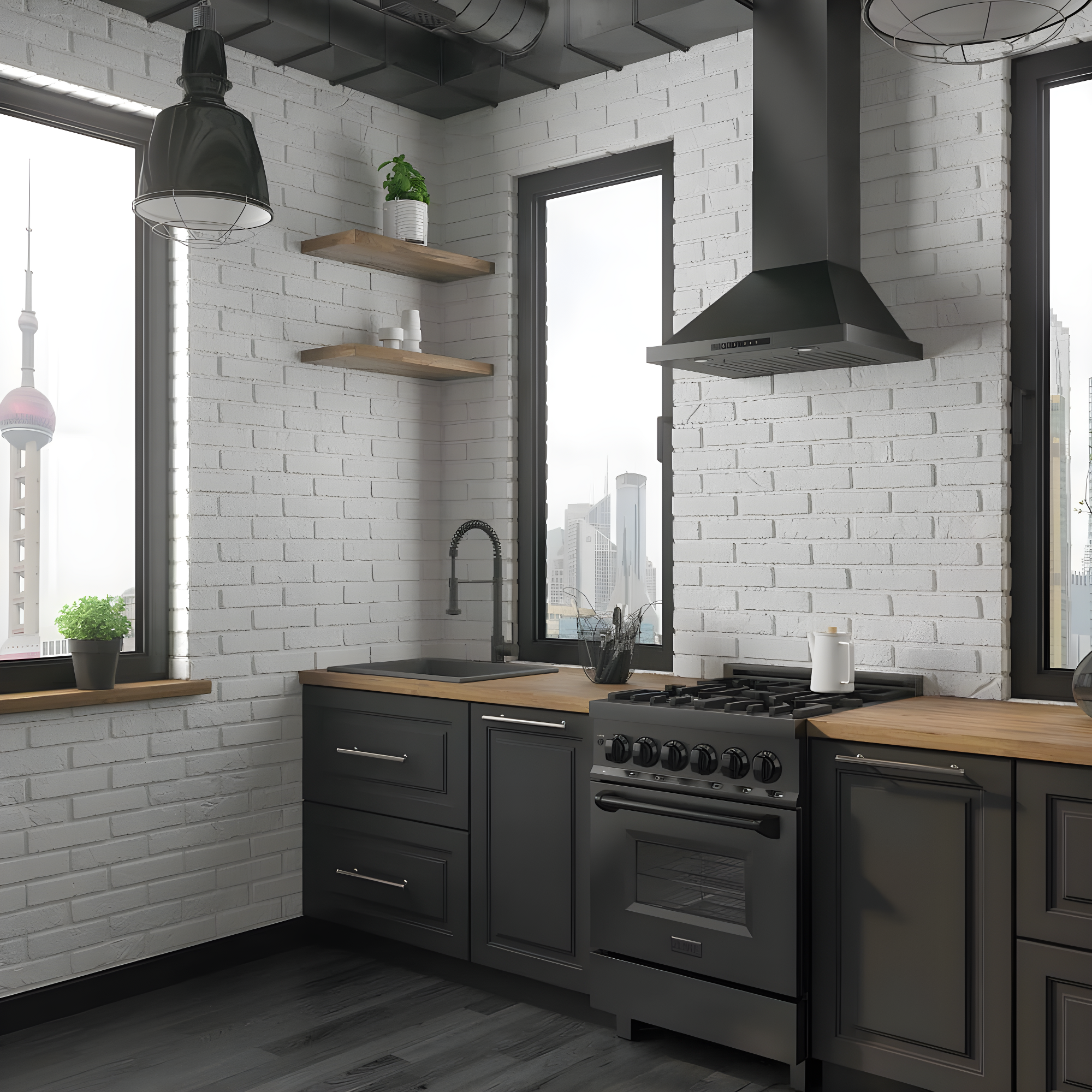 ZLINE 24 in. Convertible Vent Wall Mount Range Hood in Stainless Steel (KB-24)