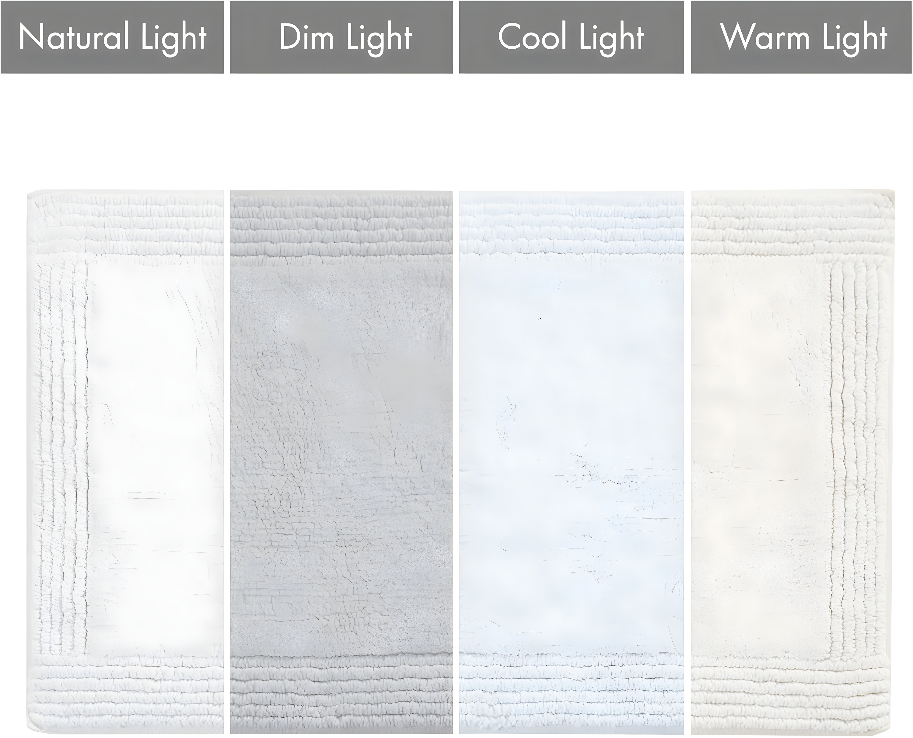 Madison Park Signature Splendor 100% Cotton Tufted 3000 GSM Reversible Bath Rug