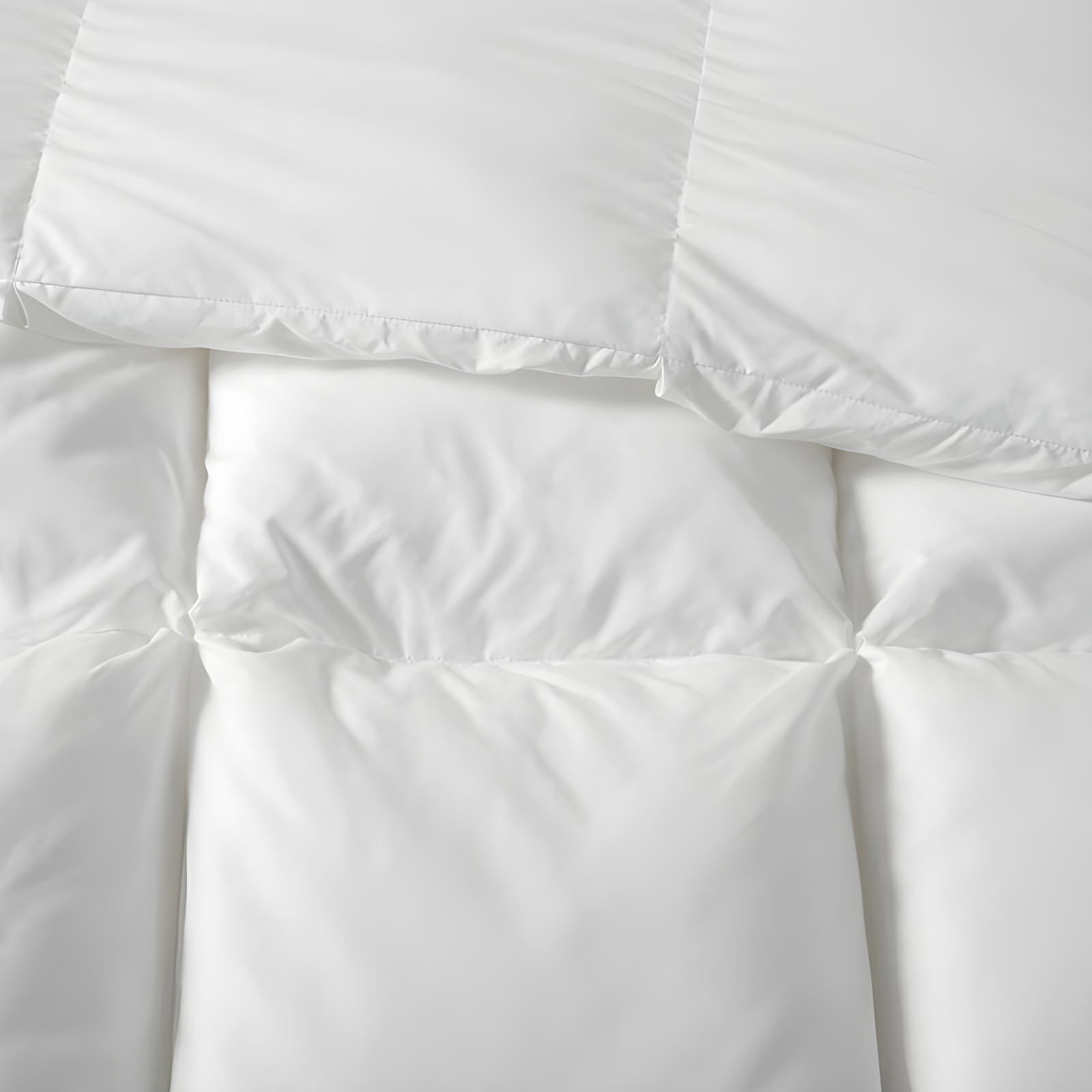Full/Queen Stay Puffed Overfilled Down Alternative Comforter White - Madison Park